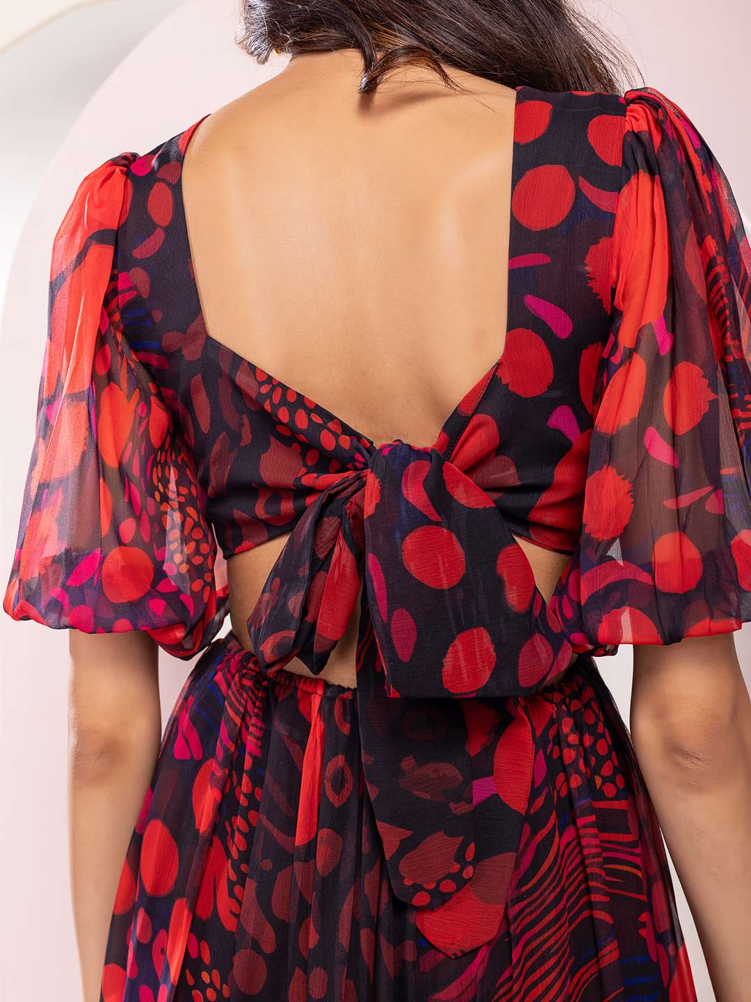 Daze Printed Midi Dress
