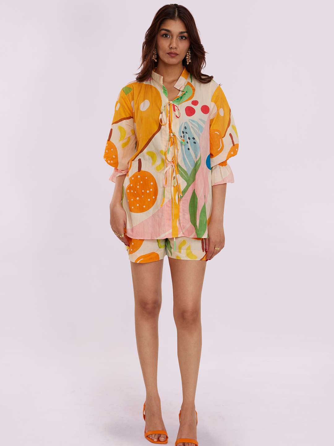Berry Printed Co-ord Set (Set of 2)