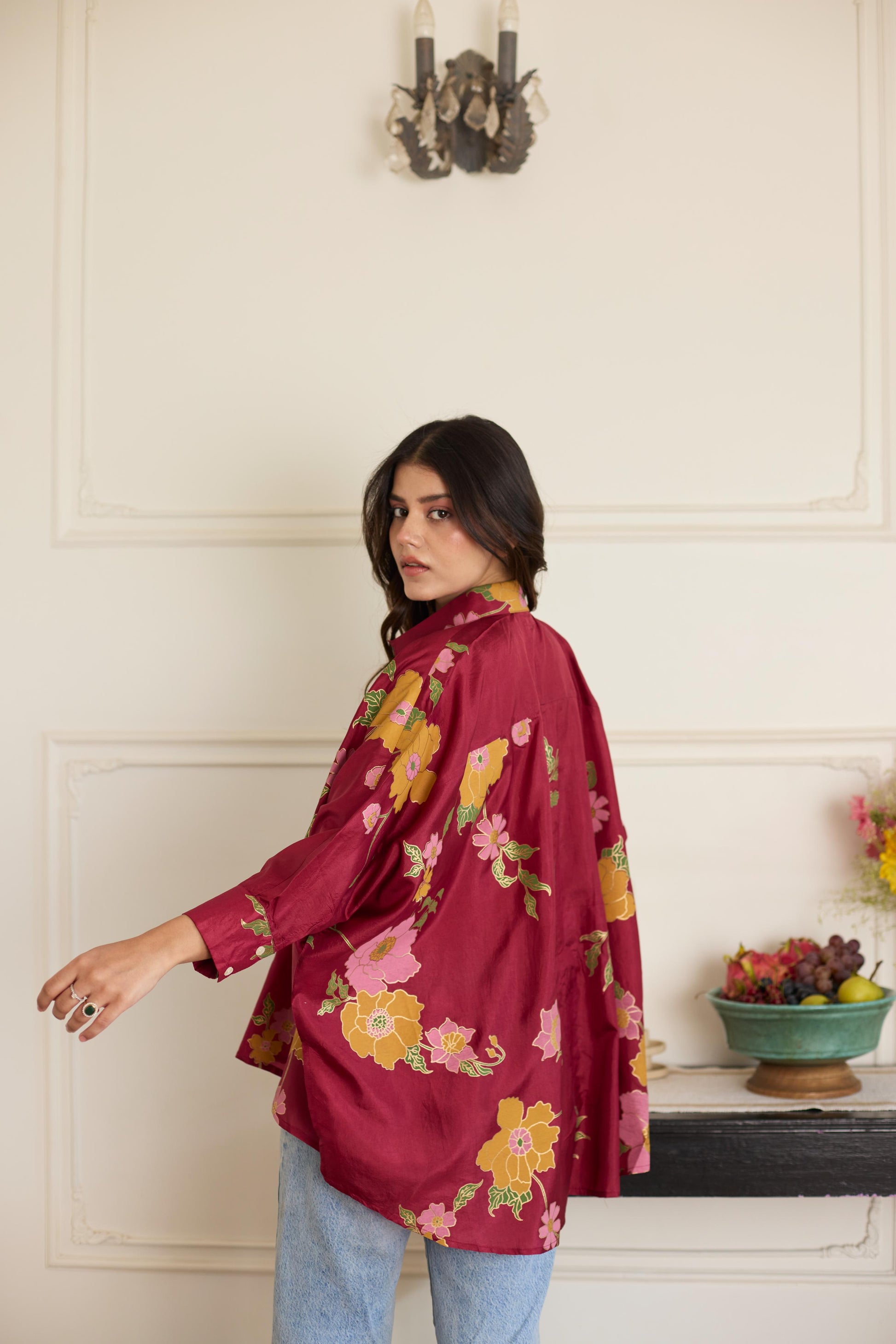 Gia Maroon Shirt-JA