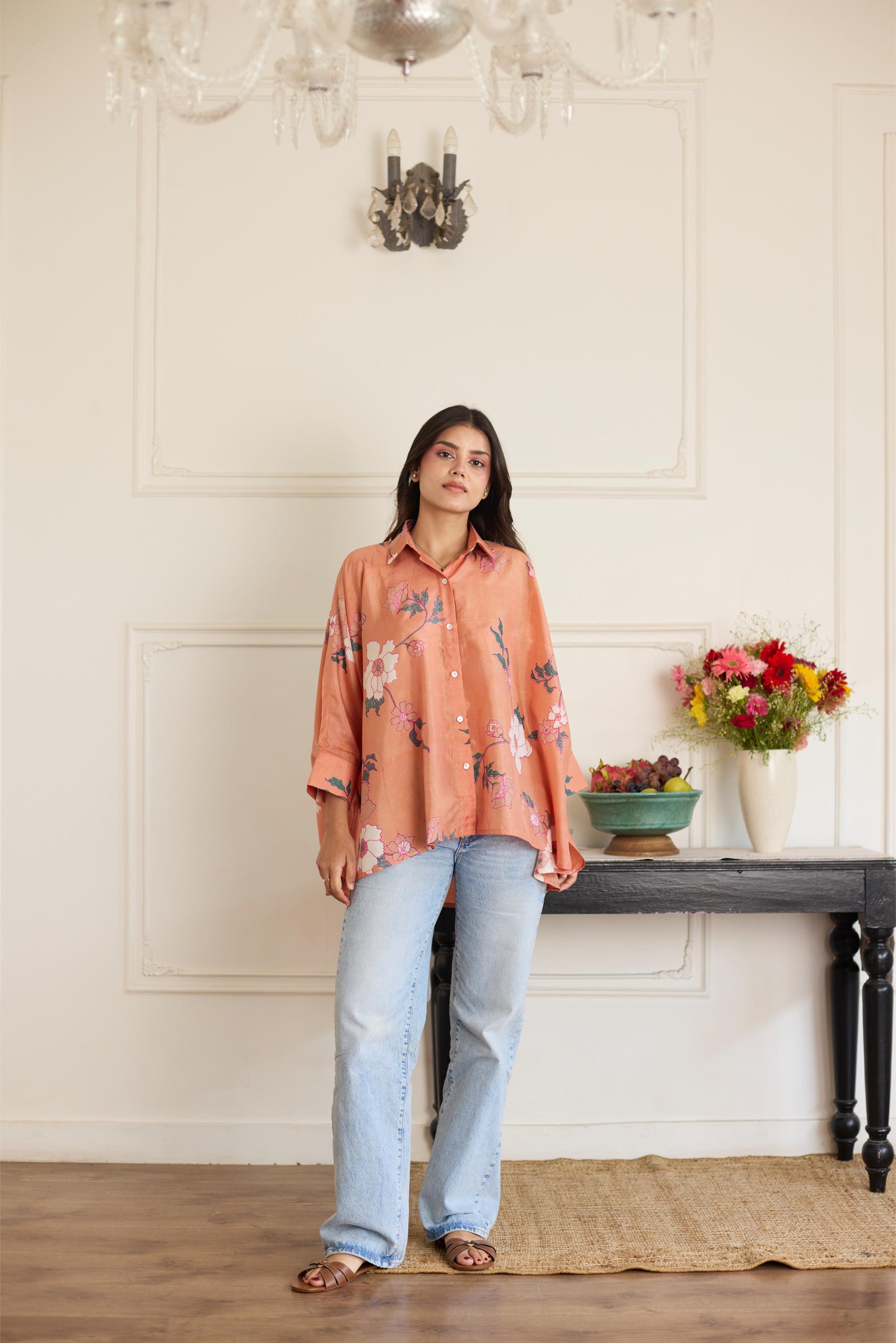 Gia Salmon Shirt-JA