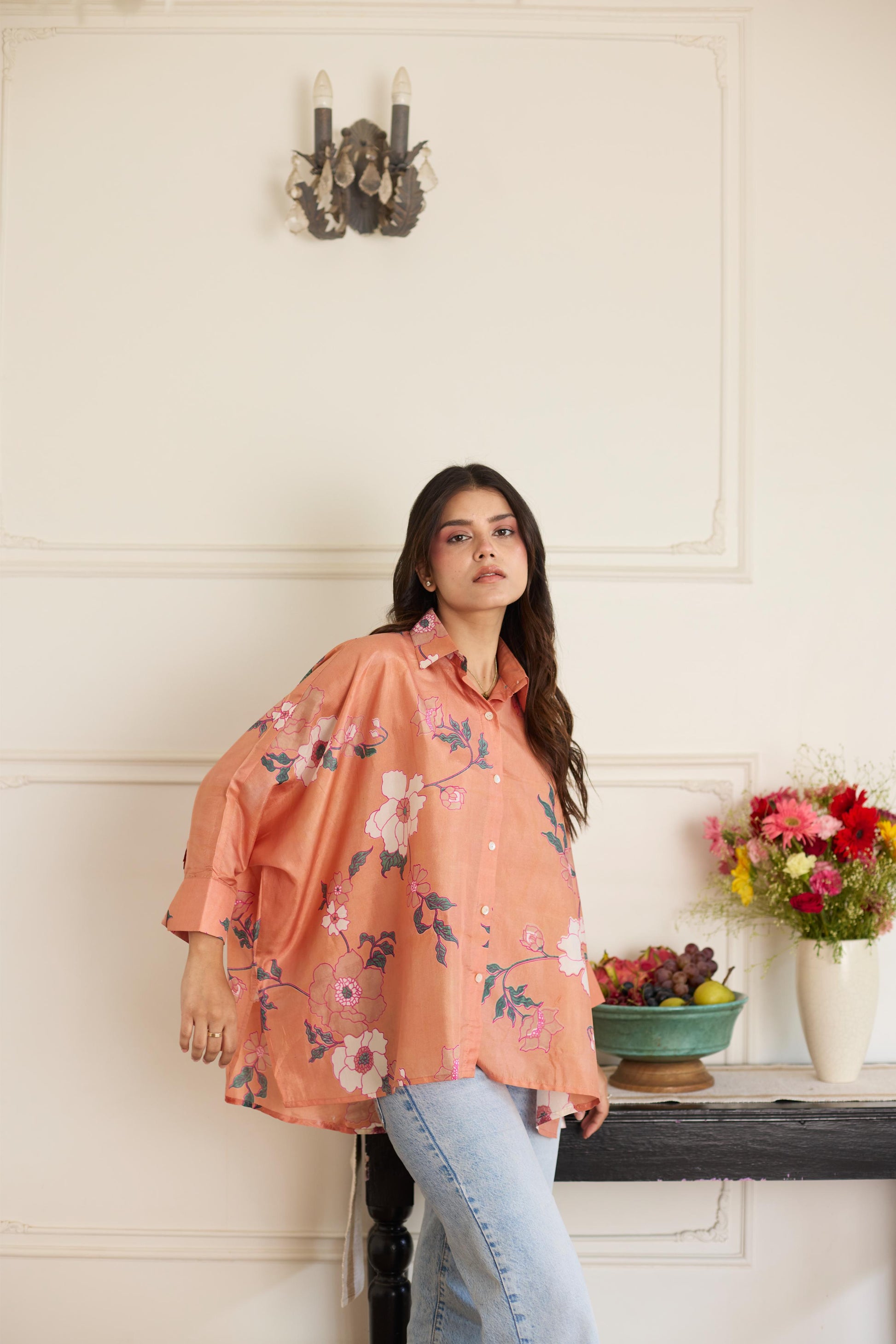 Gia Salmon Shirt-JA