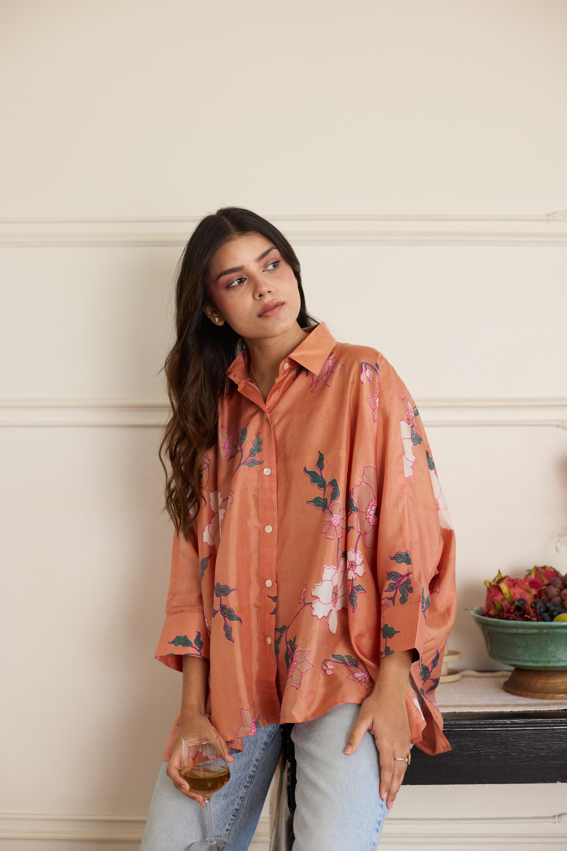 Gia Salmon Shirt-JA