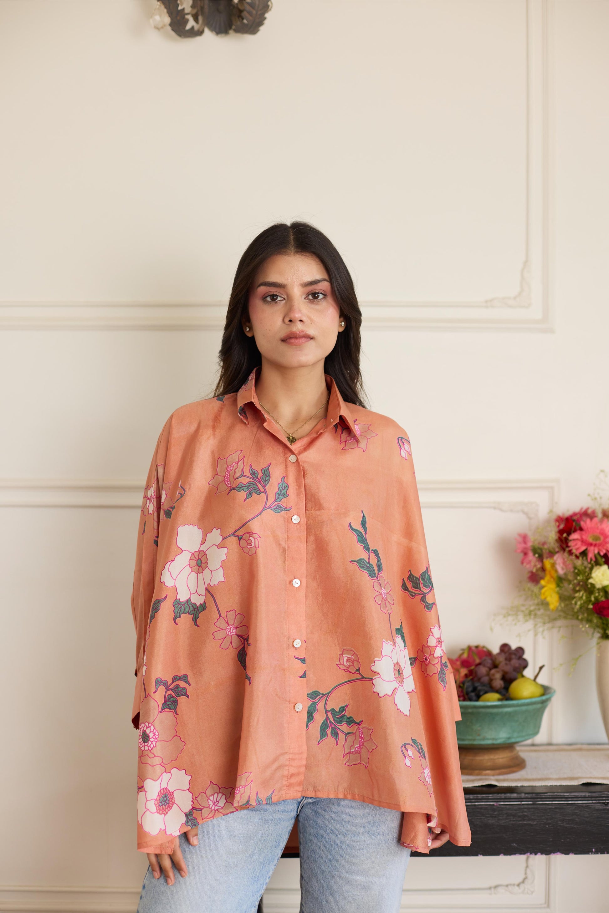 Gia Salmon Shirt-JA