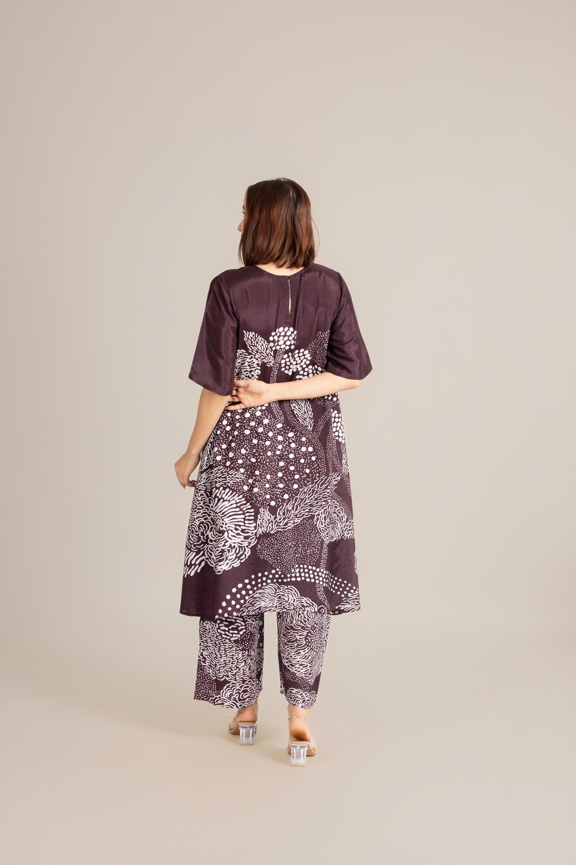 Maroon mood dot set- ET