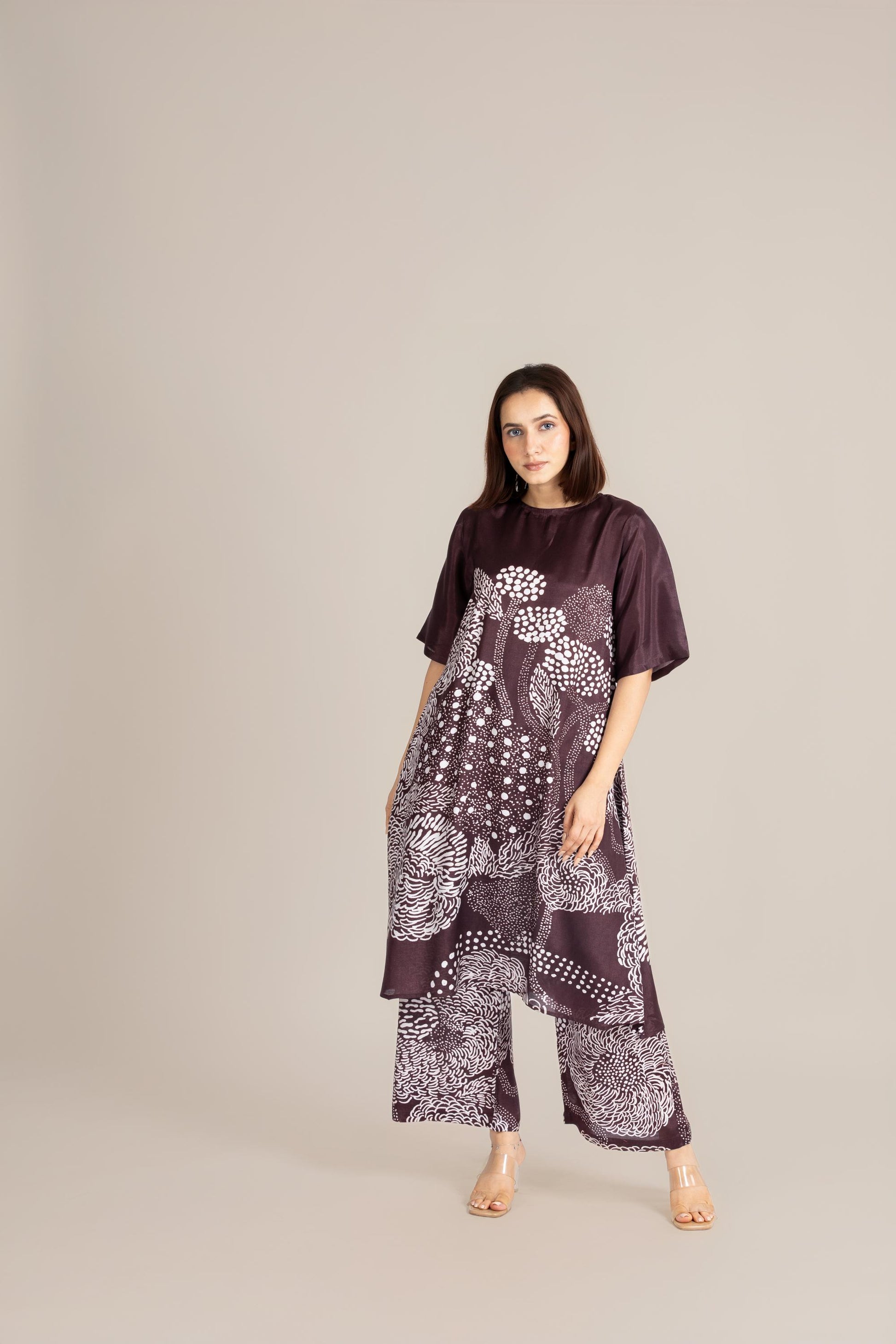 Maroon mood dot set- ET