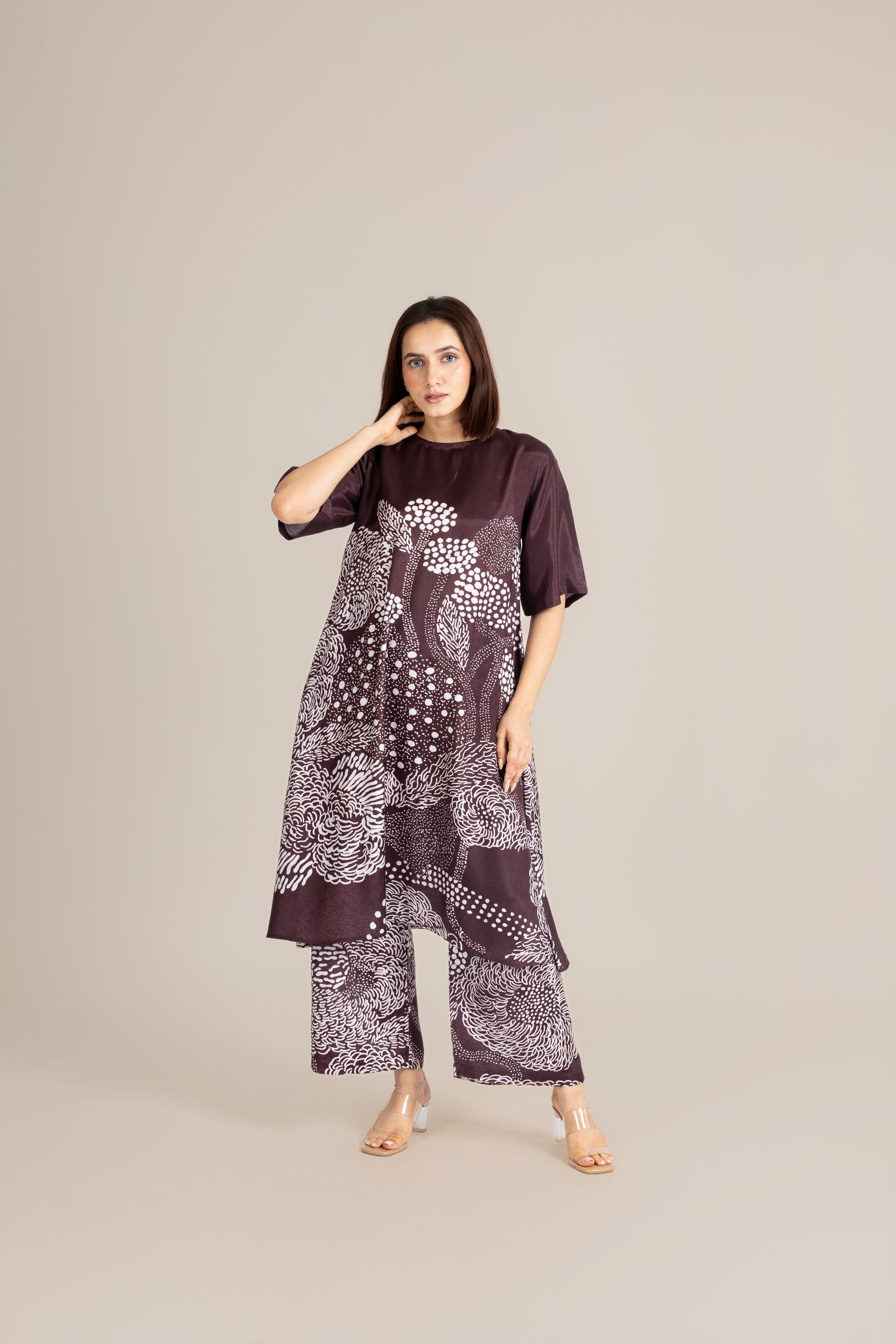 Maroon mood dot set- ET