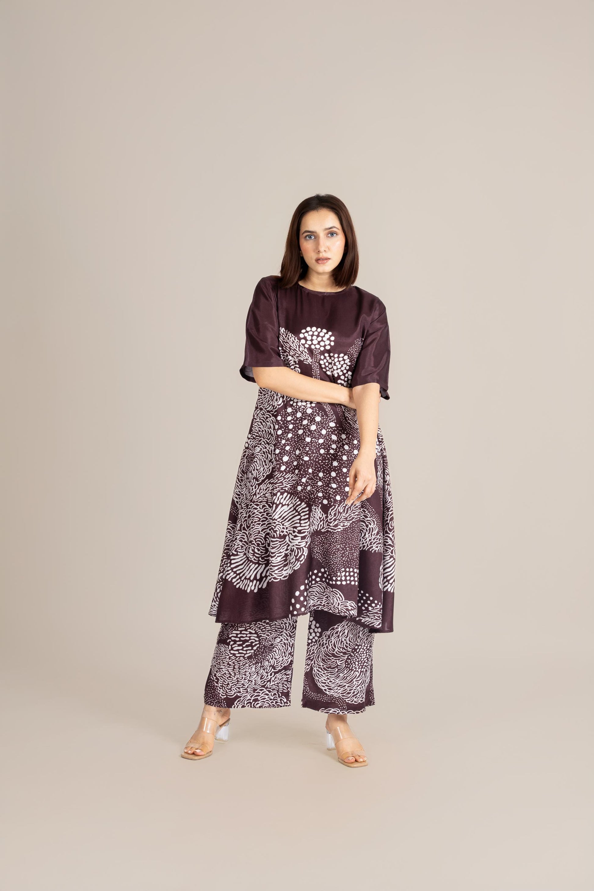 Maroon mood dot set- ET