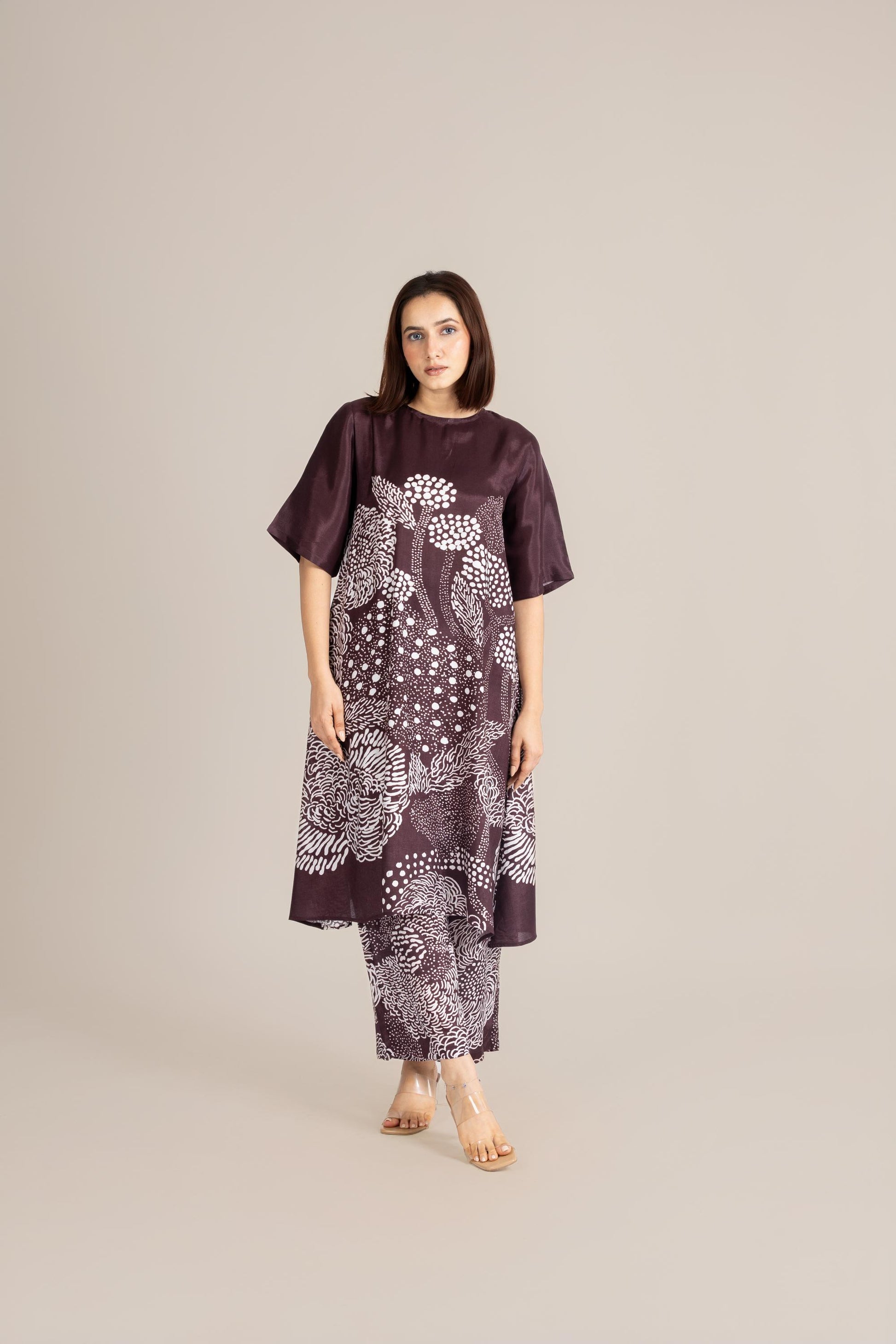 Maroon mood dot set- ET