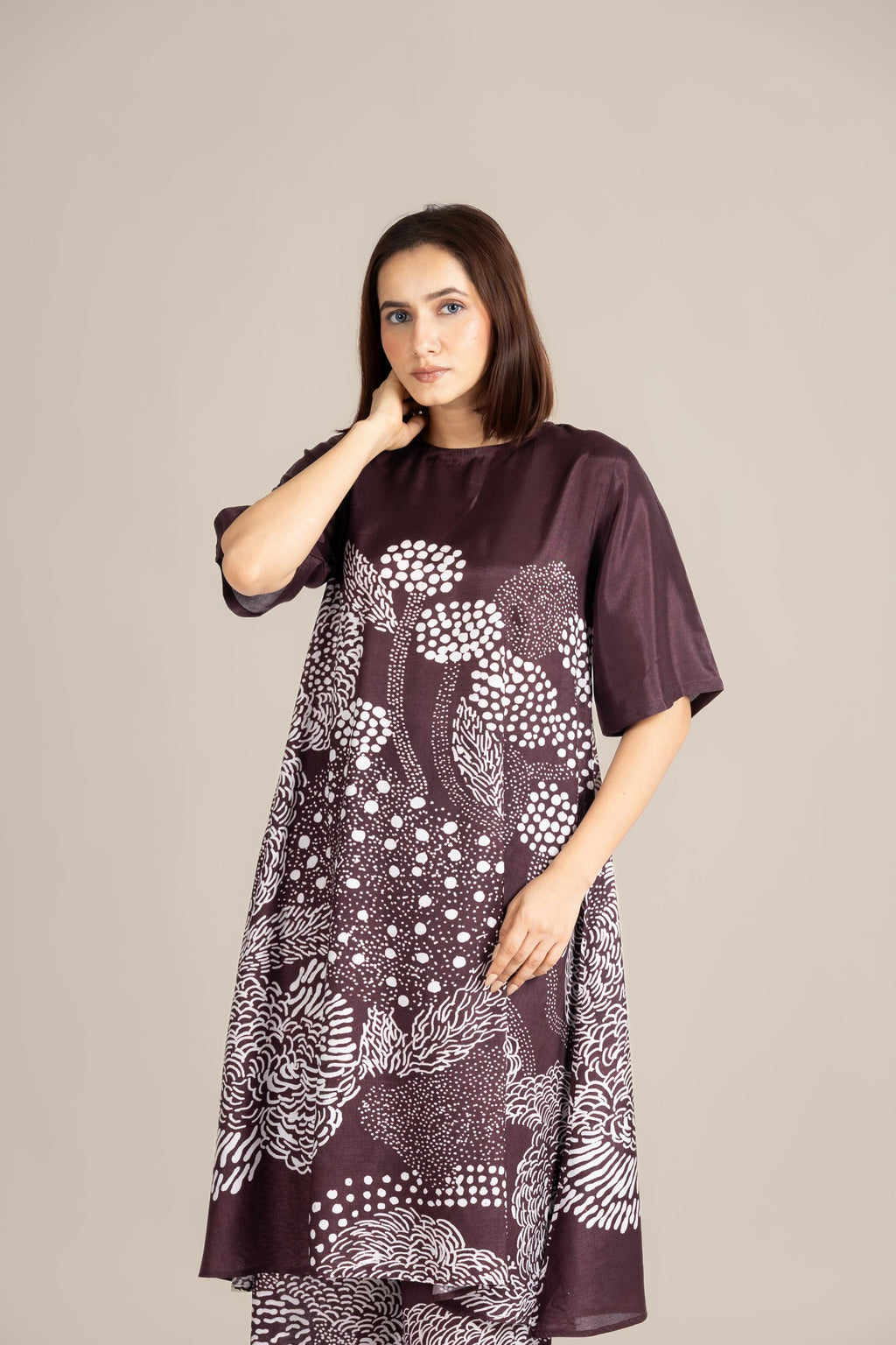 Maroon mood dot set- ET