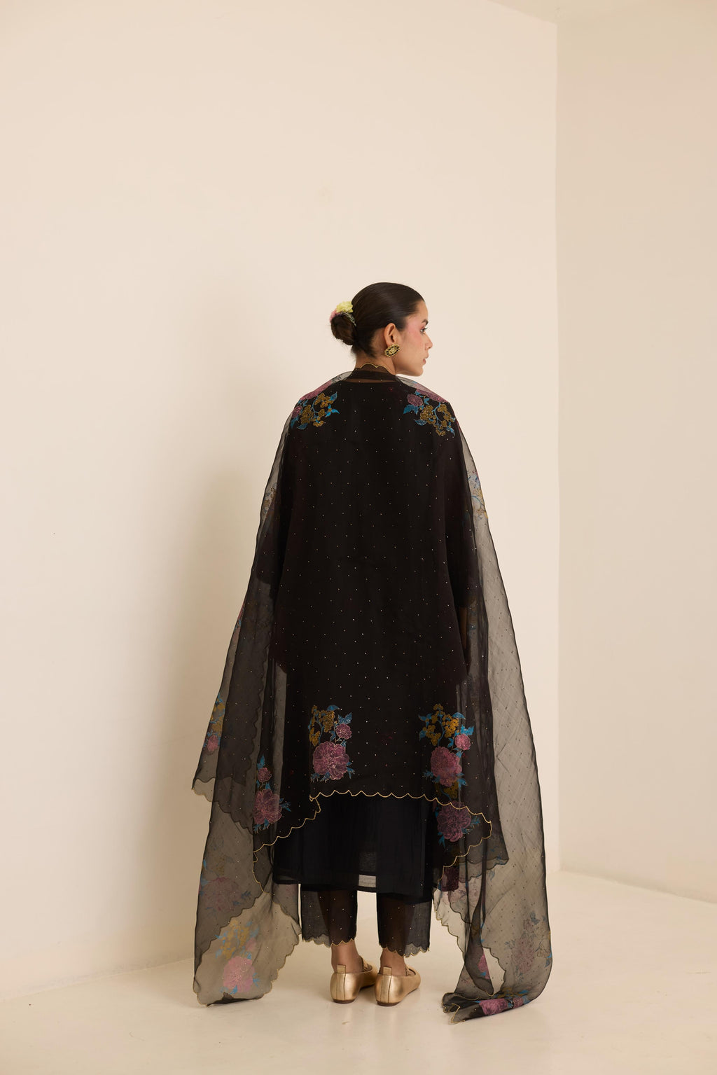 Midnight Mukaish Set-JA
