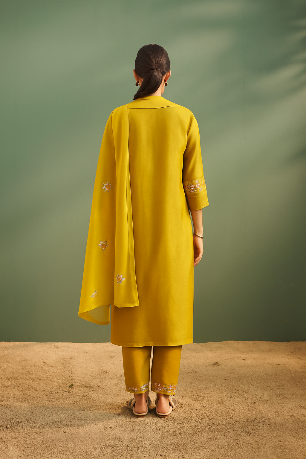Ira Amber Full Work Suit Set-AL