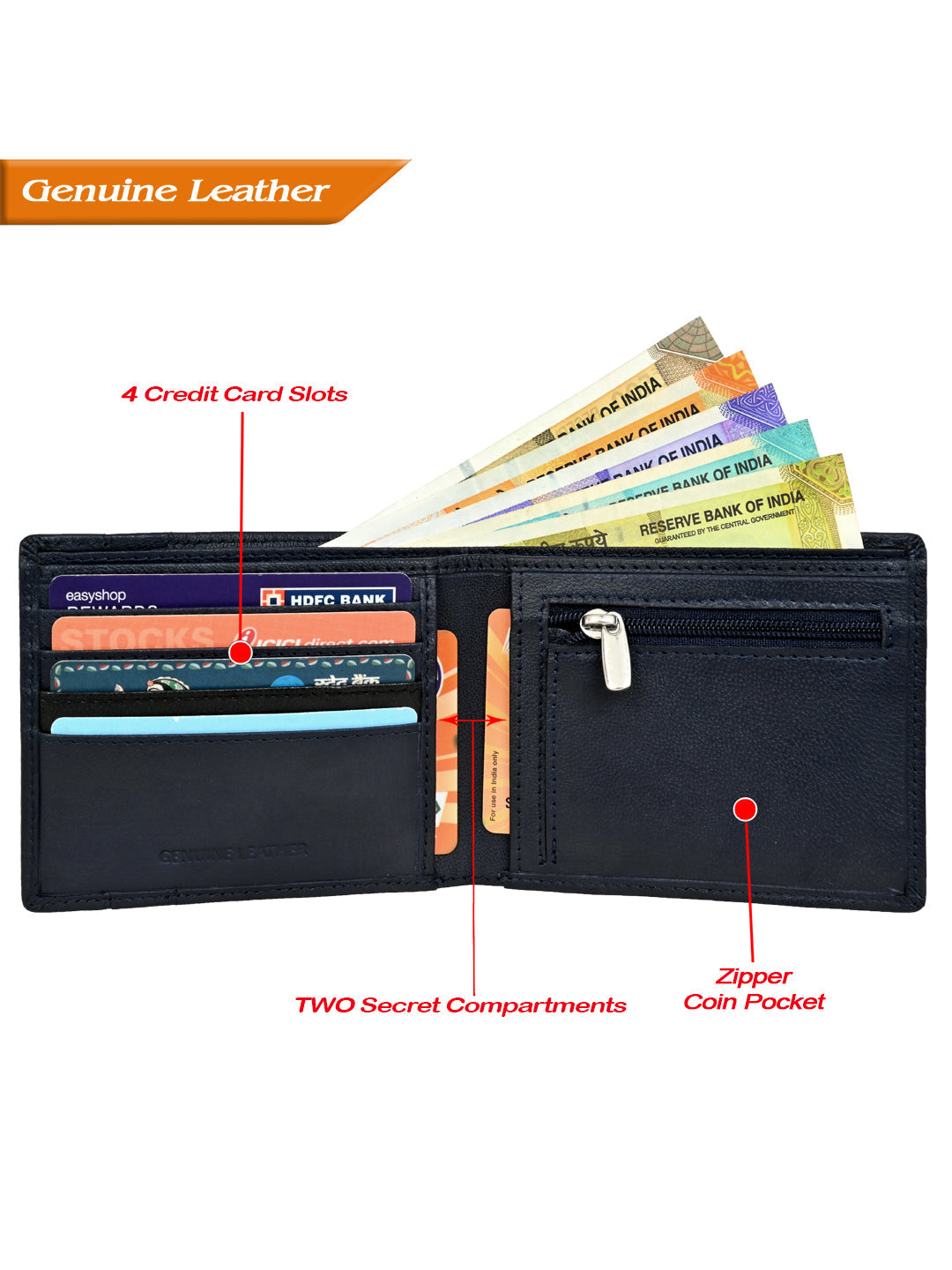 Genuine Leather Men's Wallet