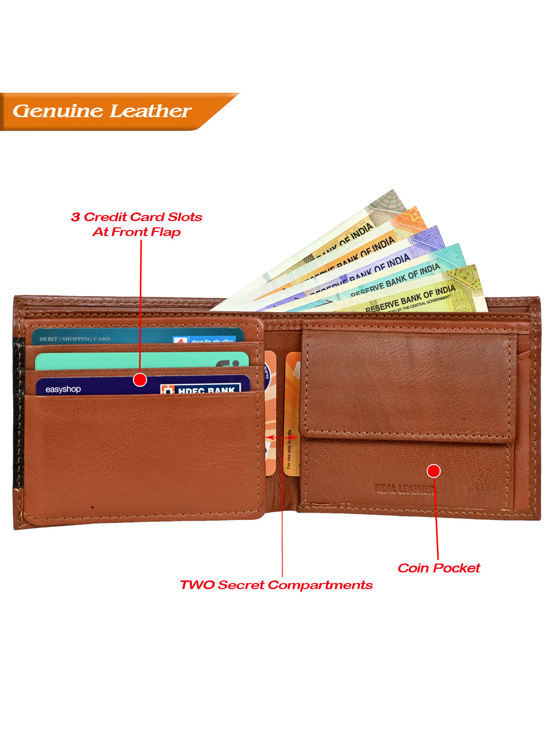 Genuine Leather Men's Wallet