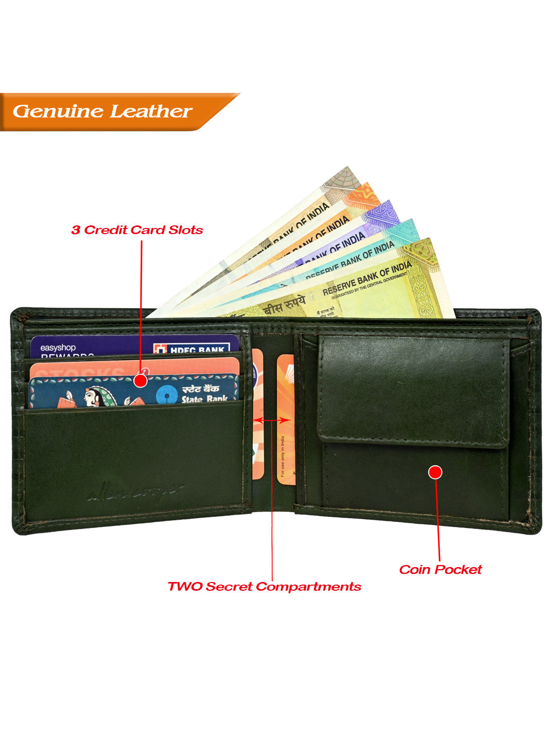 Genuine Leather Men's Wallet