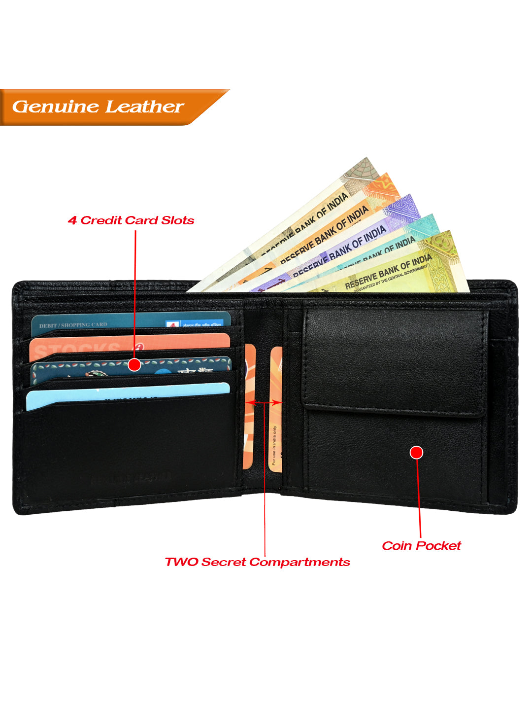Genuine Leather Men's Wallet