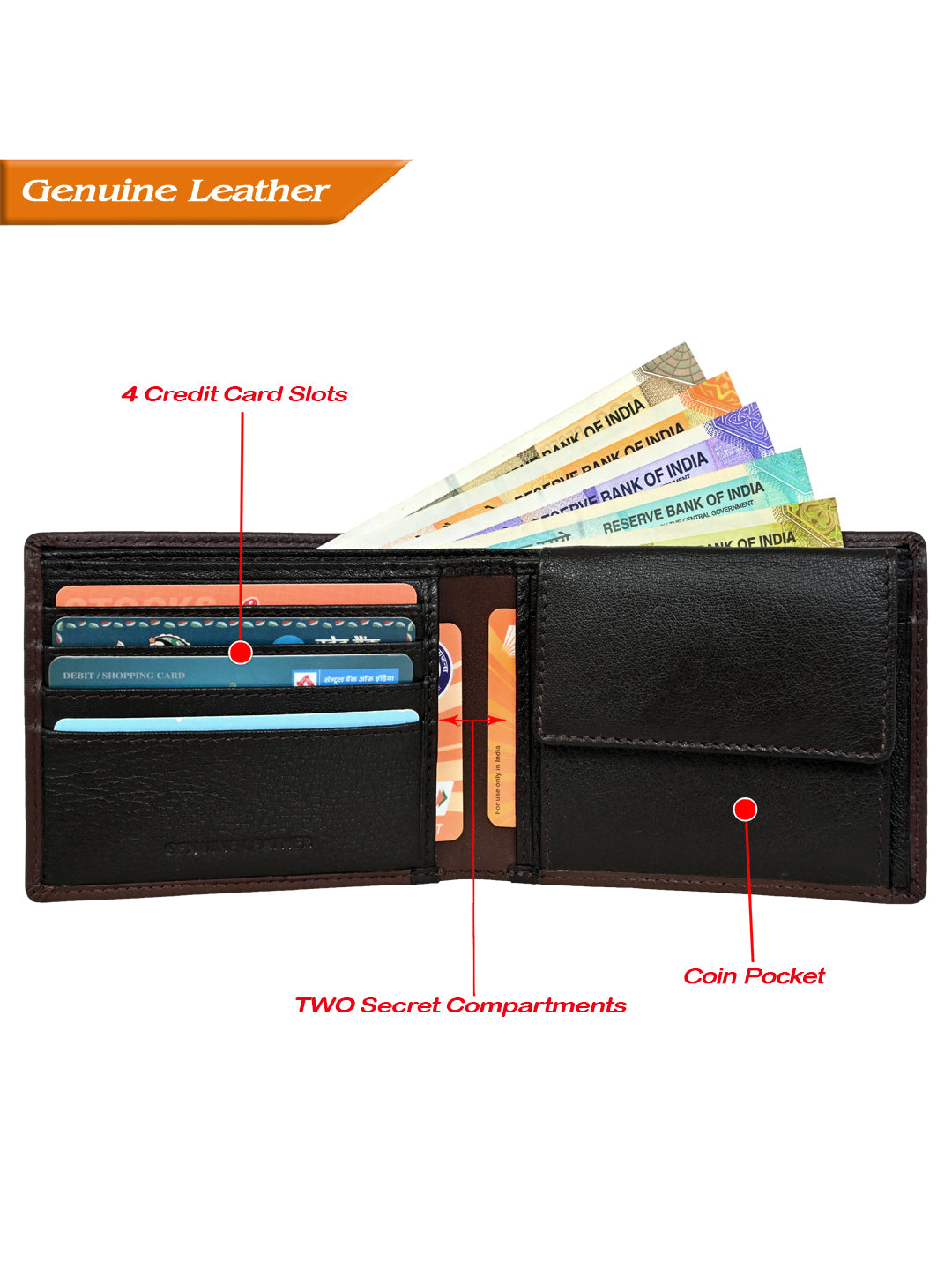 Genuine Leather Men's Wallet