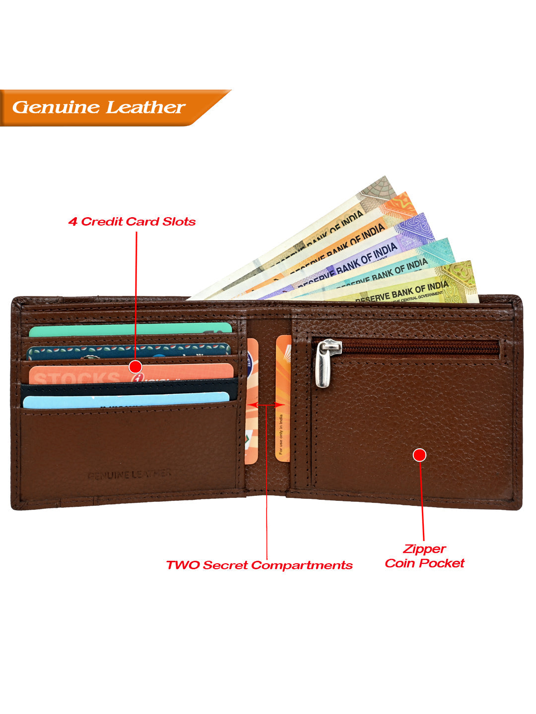 Genuine Leather Men's Wallet