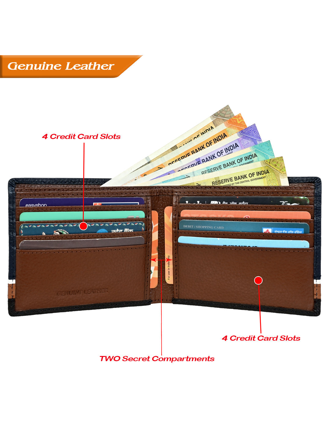 Genuine Leather Men's Wallet