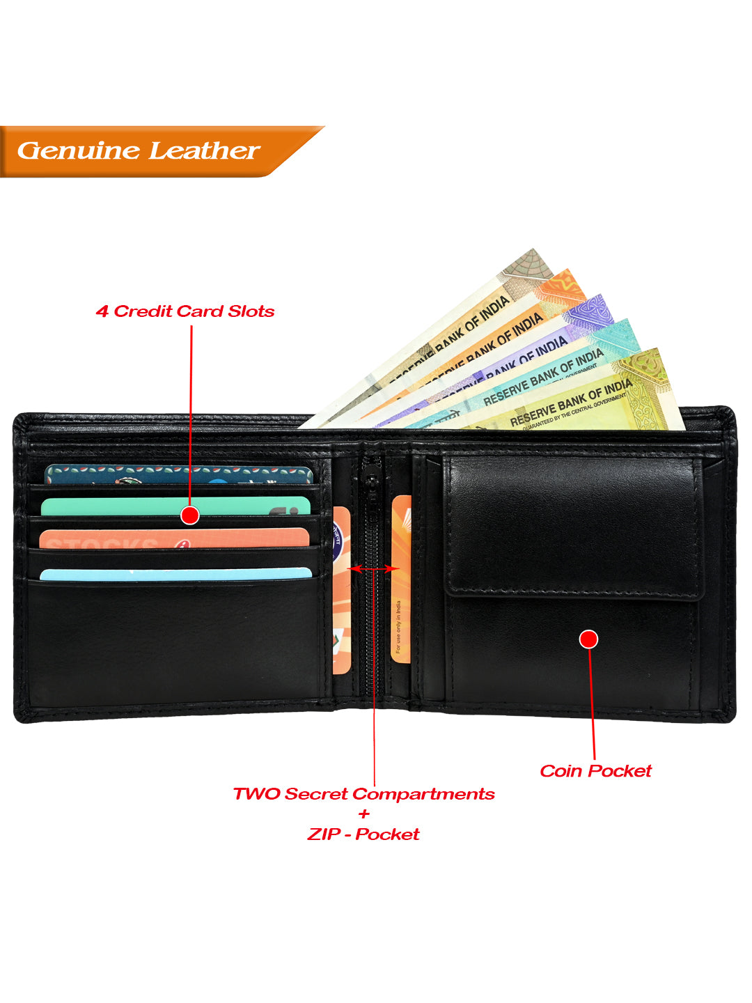 Genuine Leather Men's Wallet