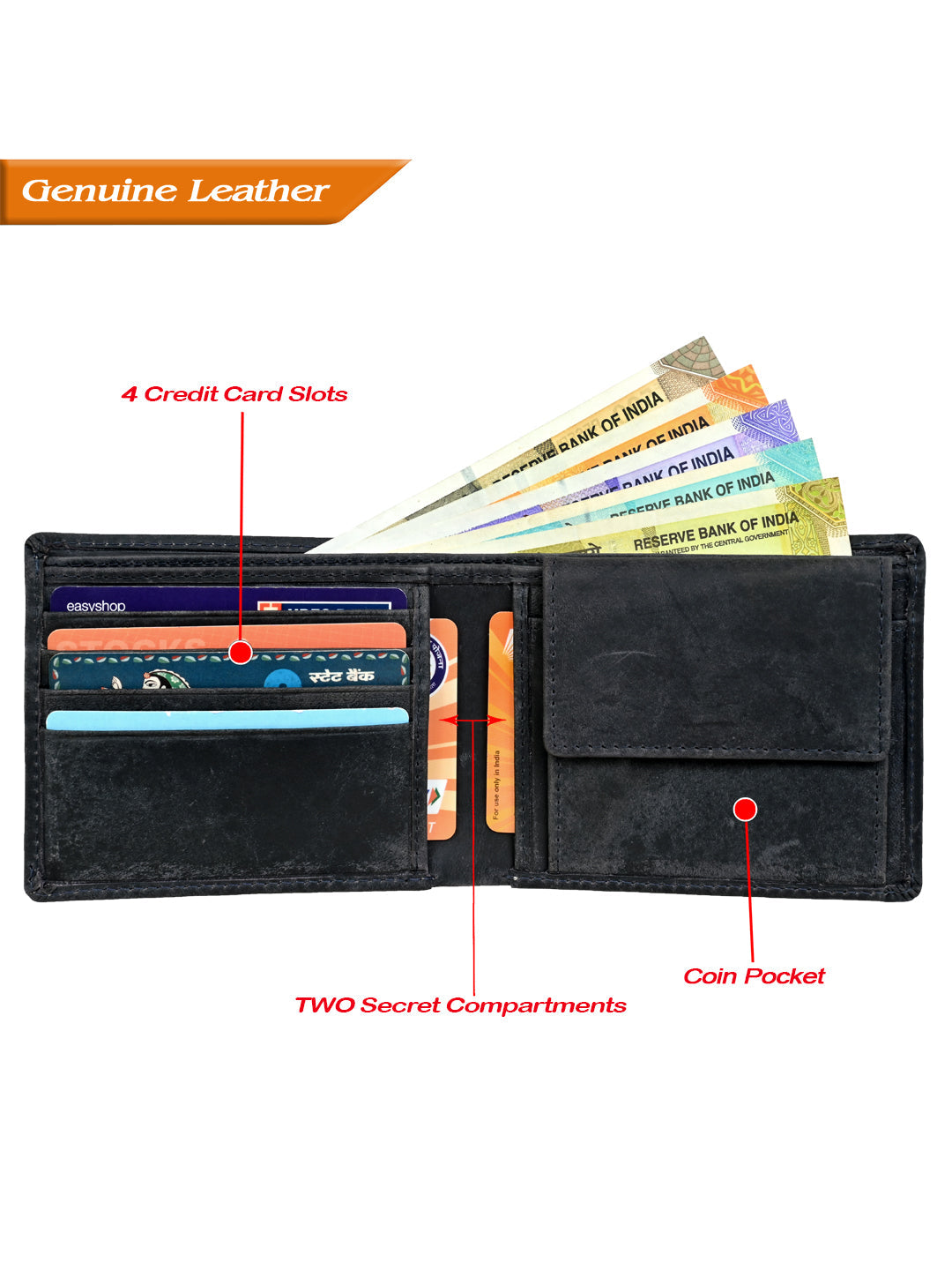Genuine Leather Men's Wallet