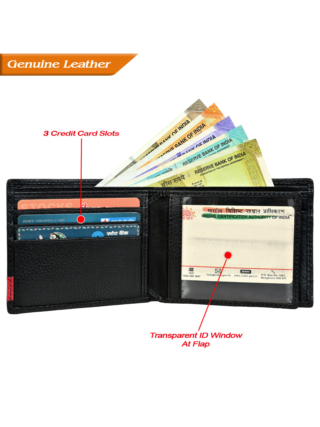 Genuine Leather Men's Wallet