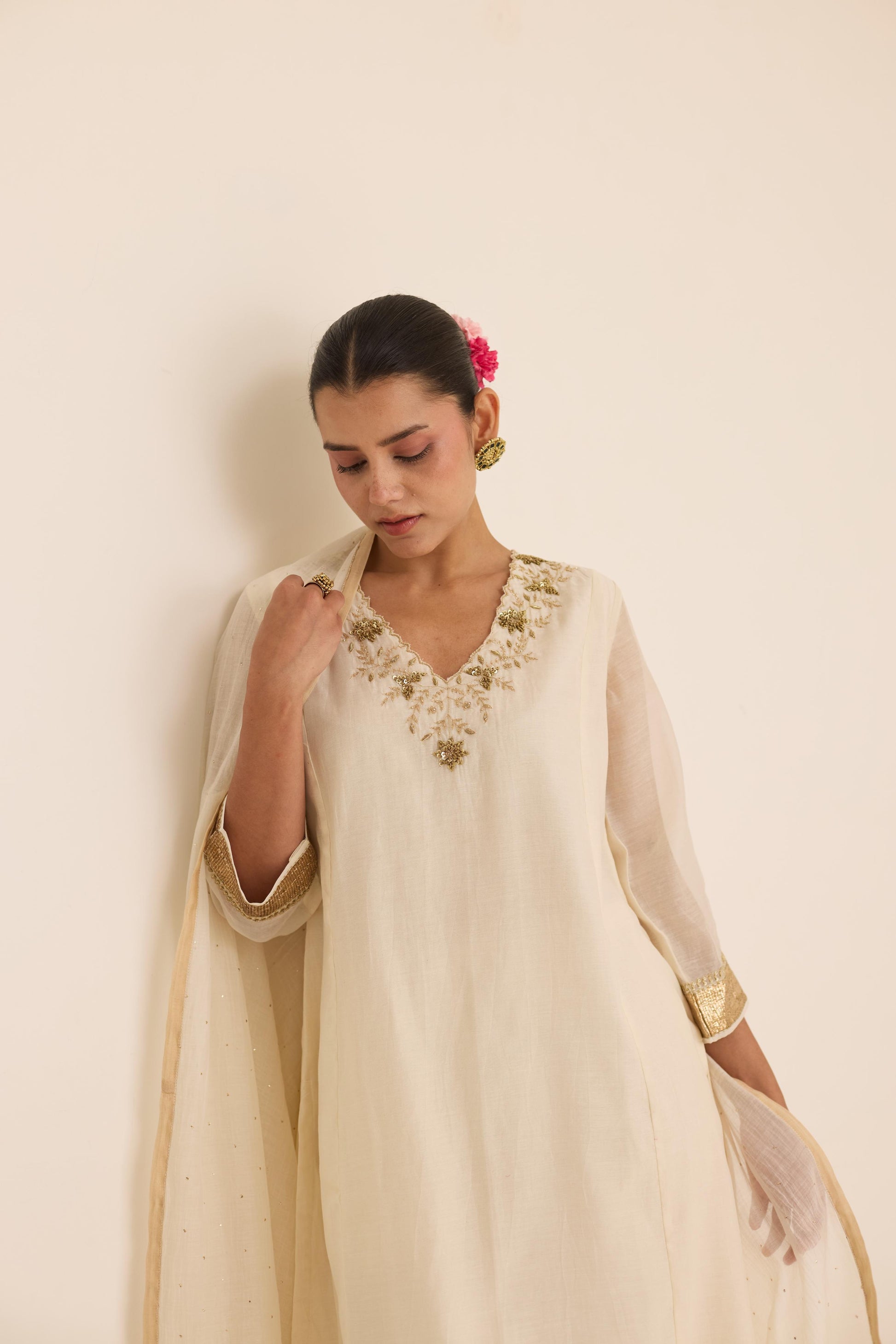 Pearl Mukaish Set-JA
