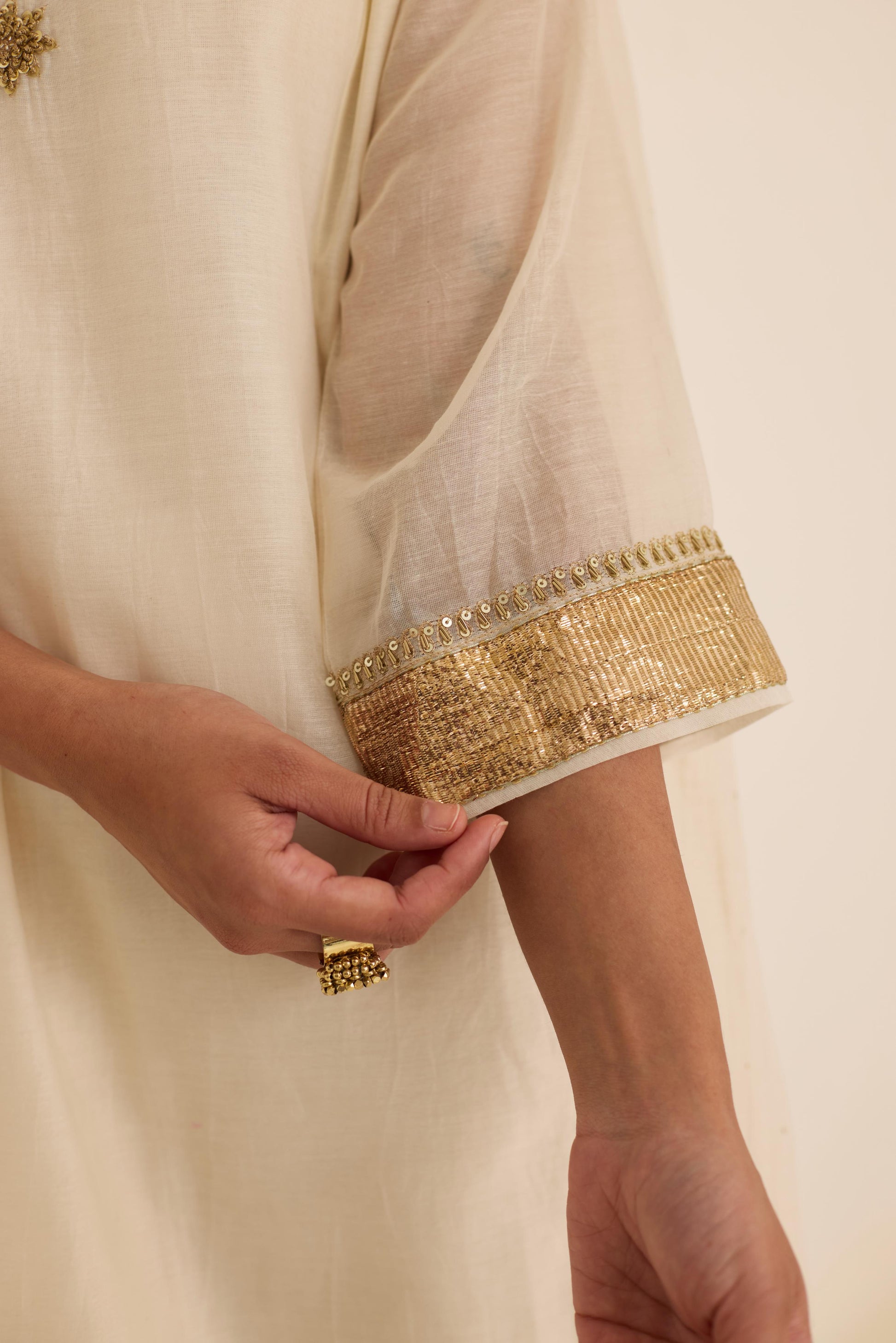Pearl Mukaish Set-JA