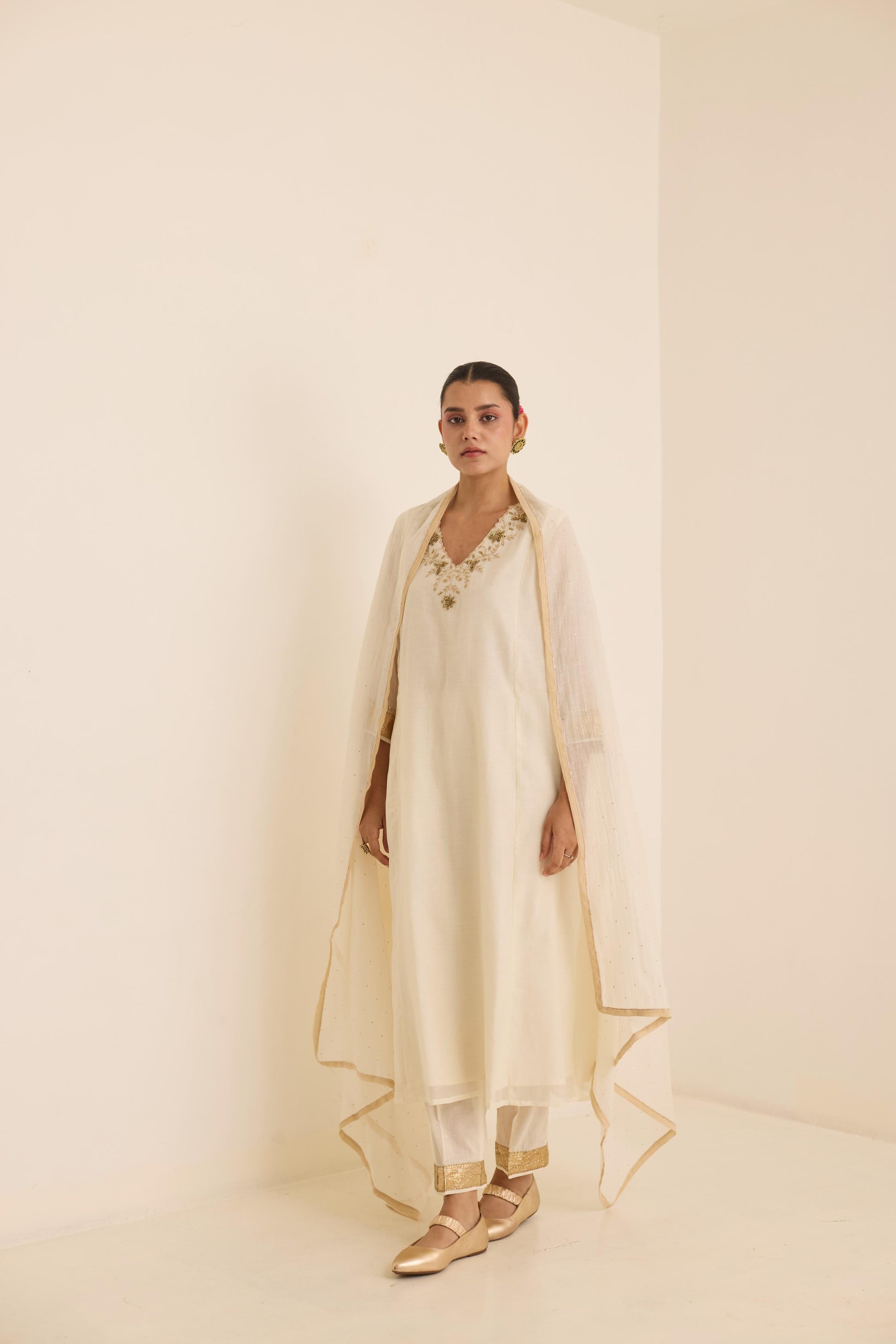 Pearl Mukaish Set-JA