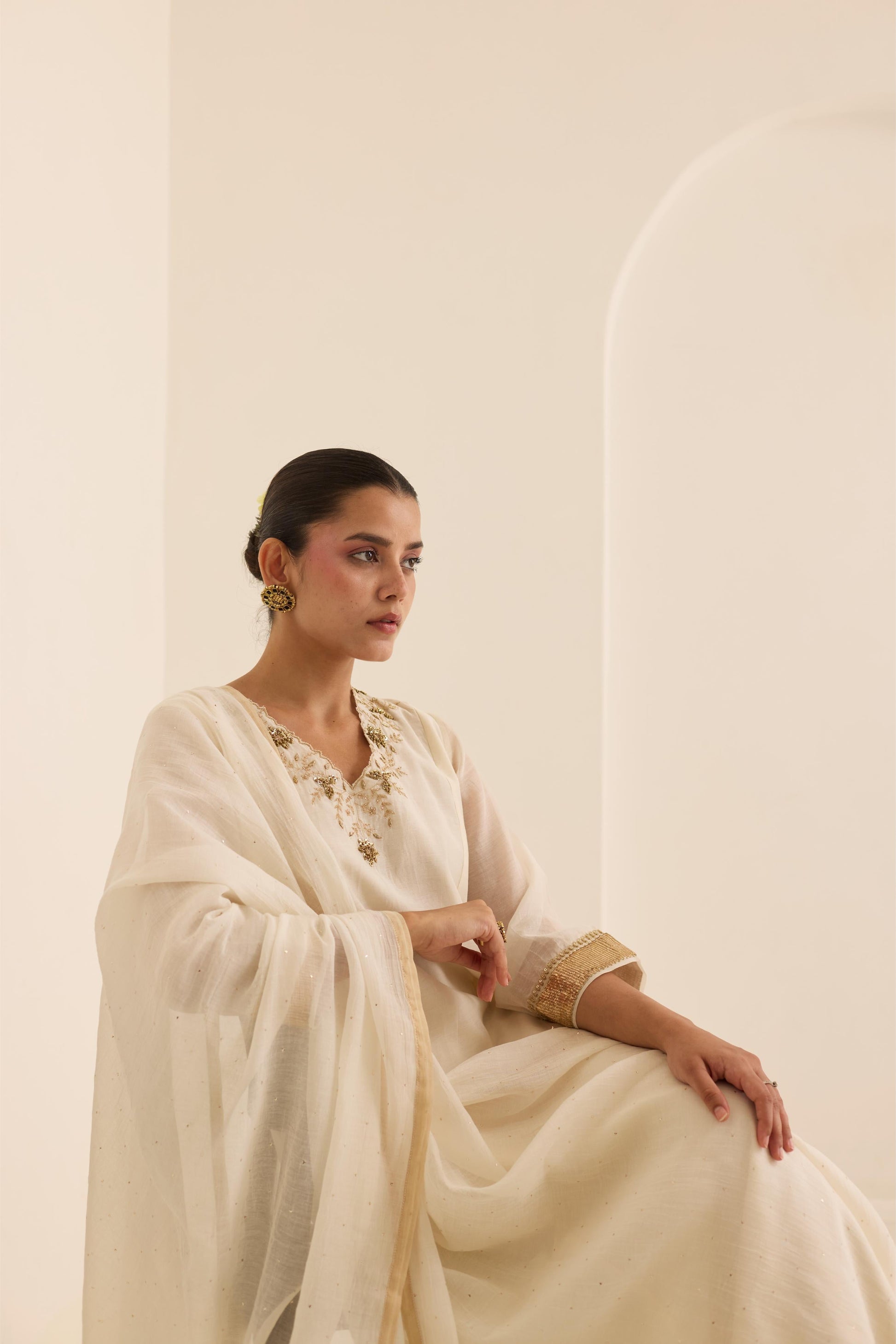 Pearl Mukaish Set-JA