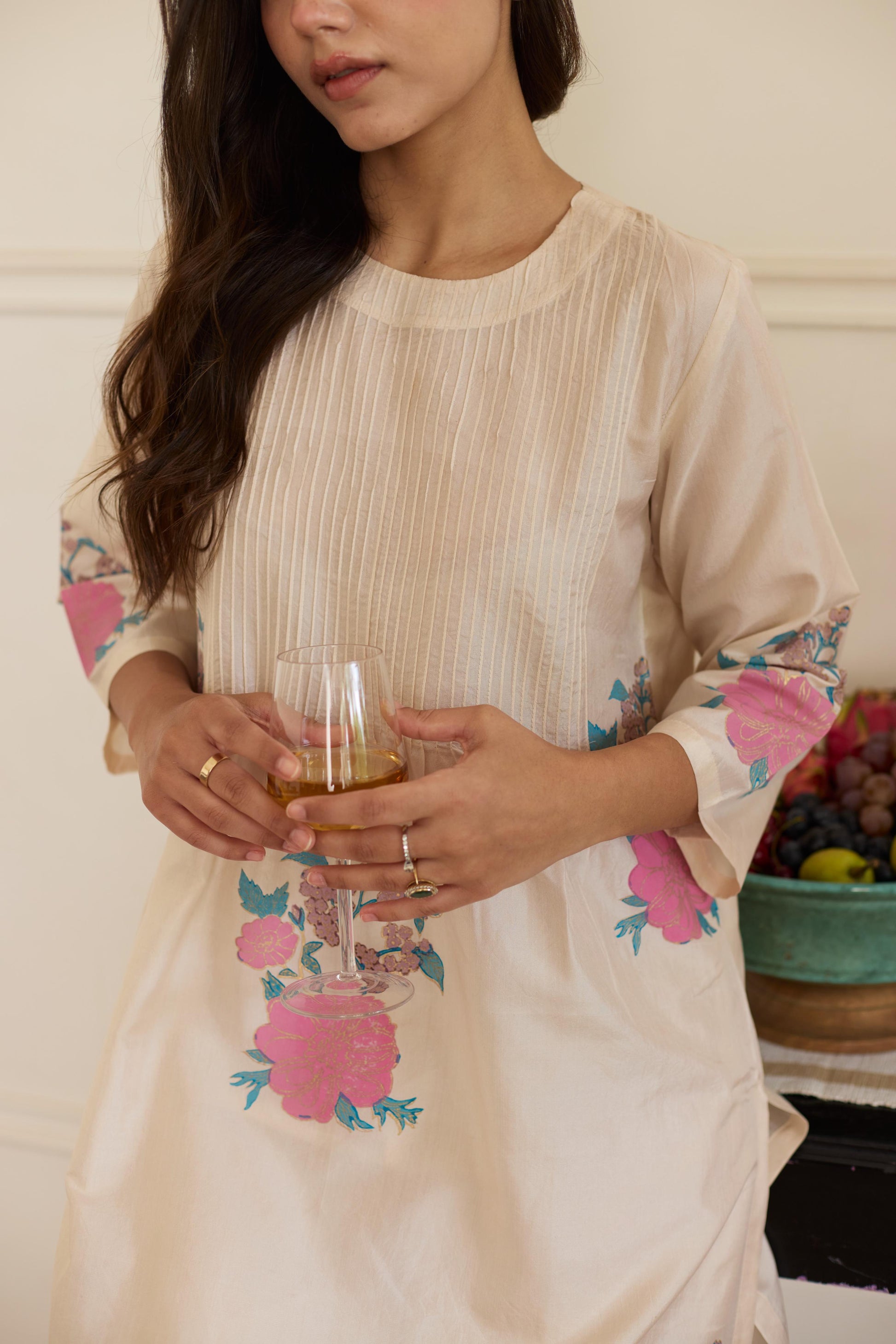 Pearl pintuck Co Ord-JA