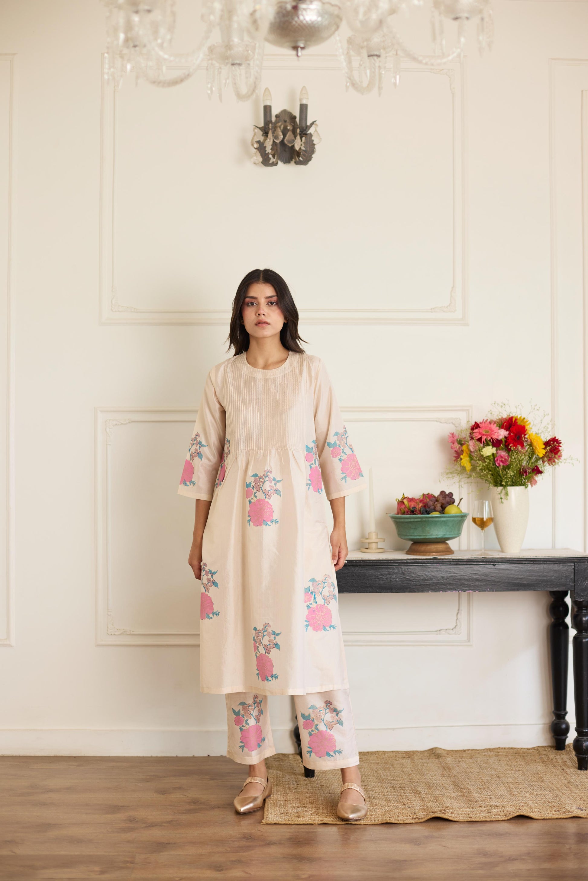 Pearl pintuck Co Ord-JA