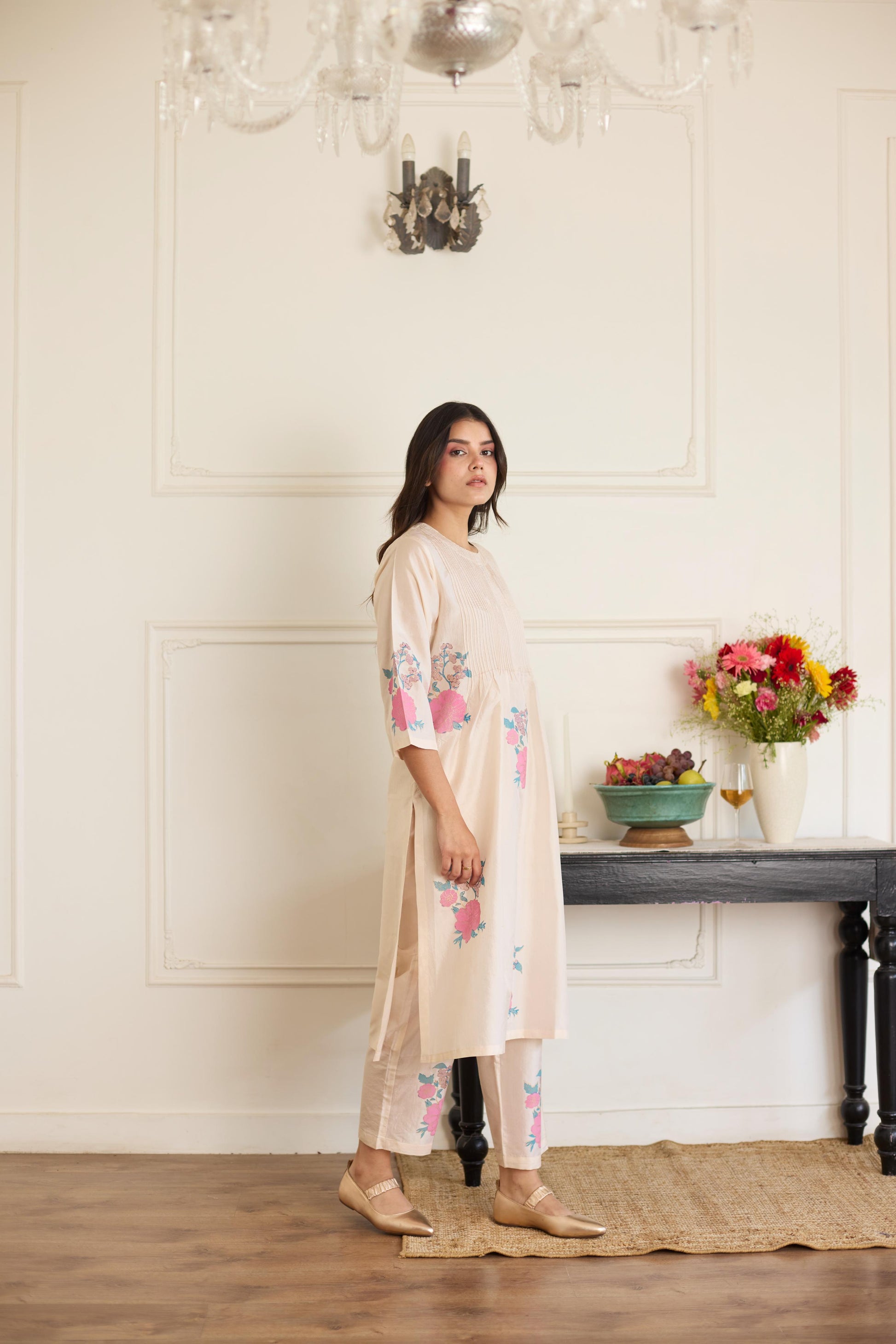 Pearl pintuck Co Ord-JA