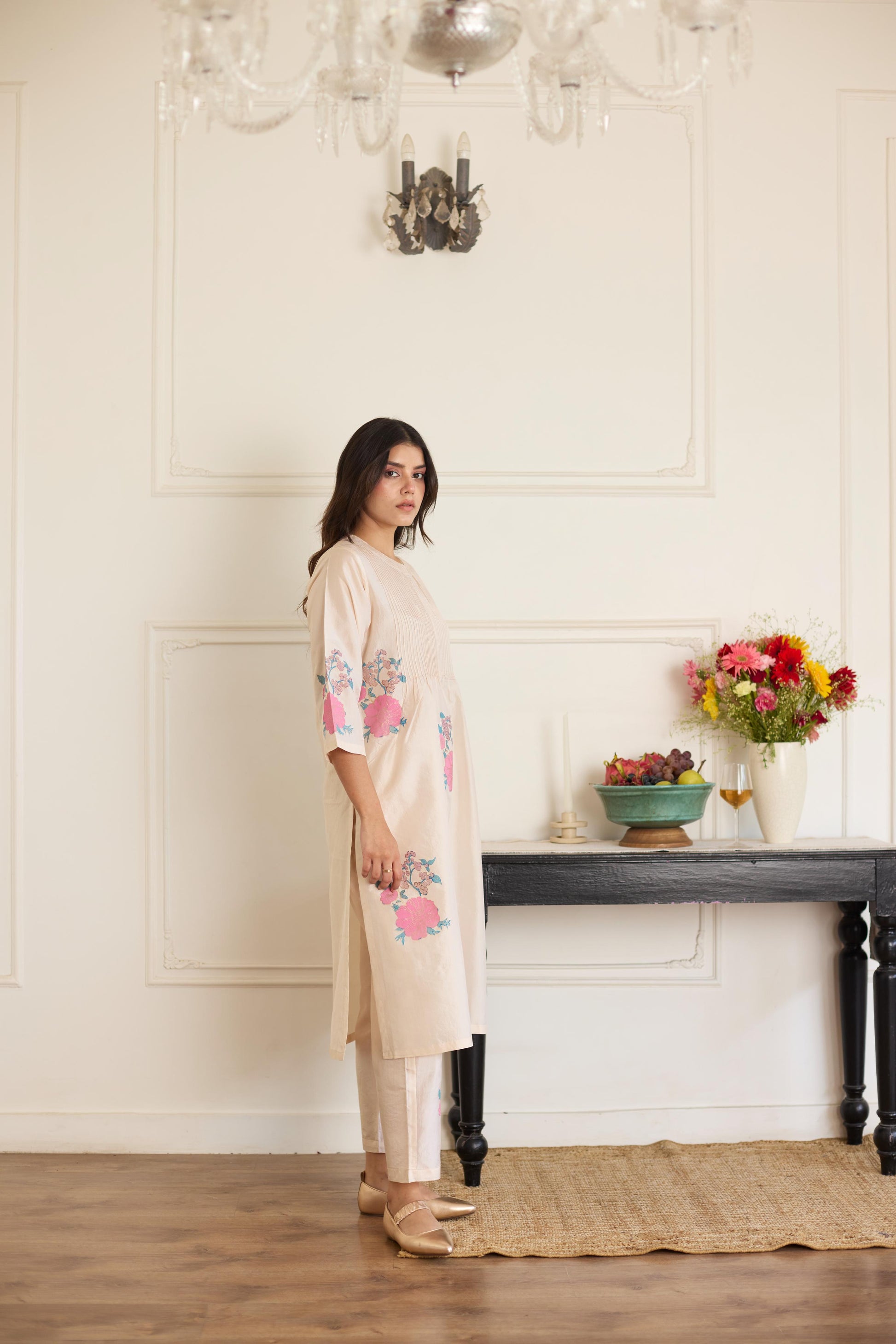 Pearl pintuck Co Ord-JA