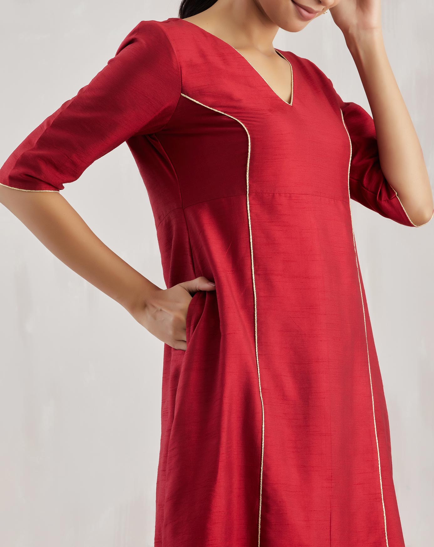 Red Markab Dress