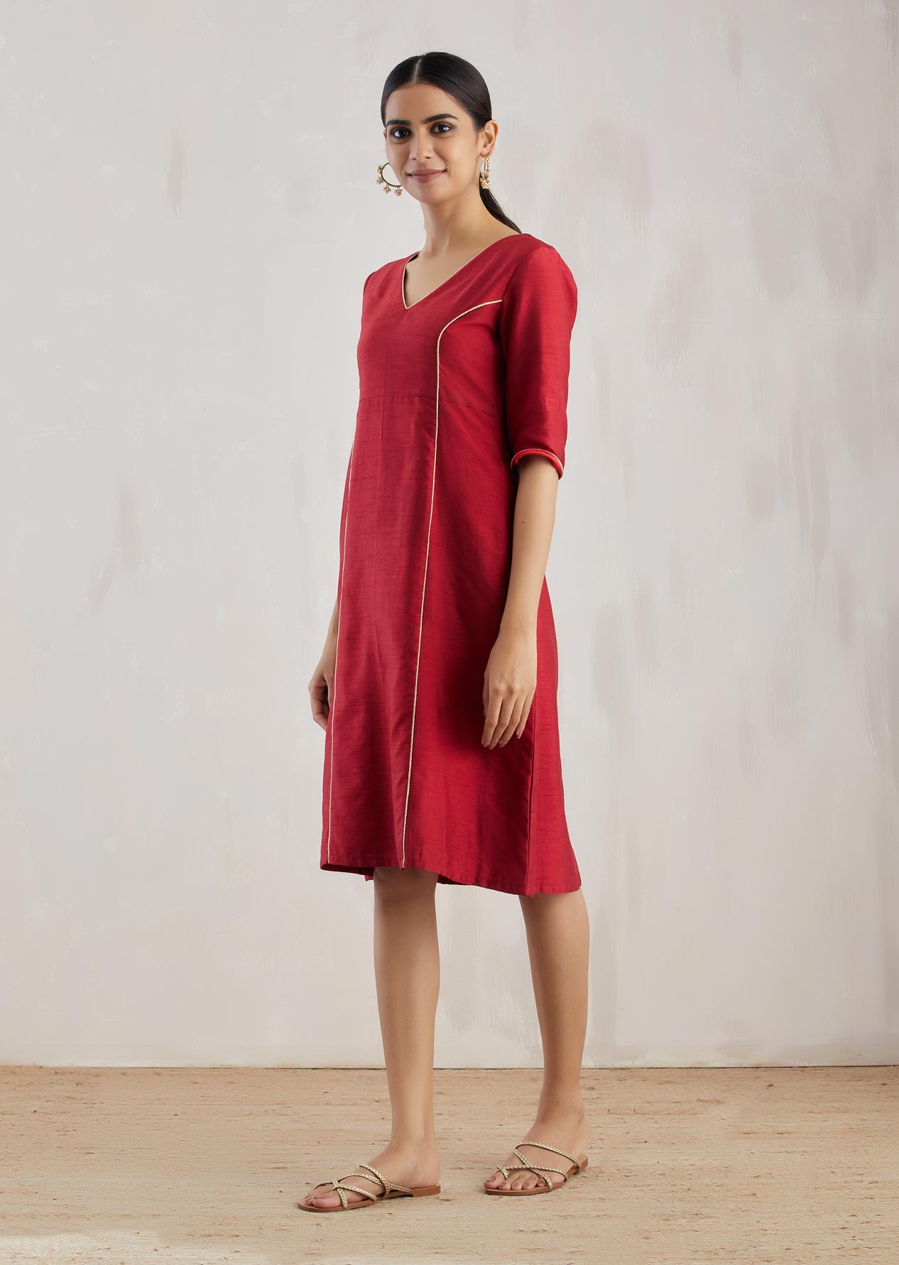 Red Markab Dress