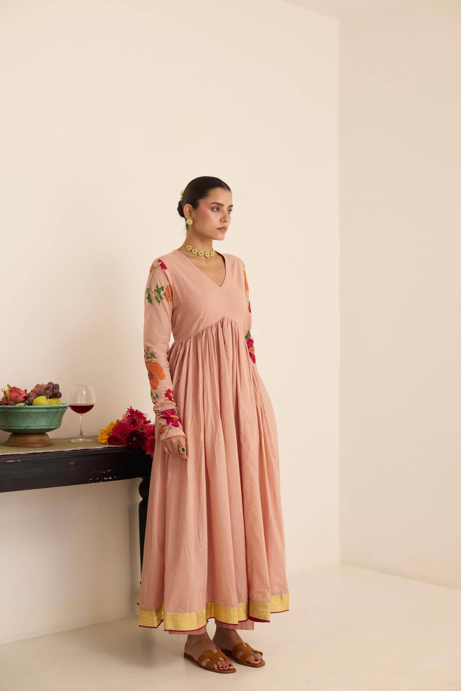 Salmon Anarkali-JA