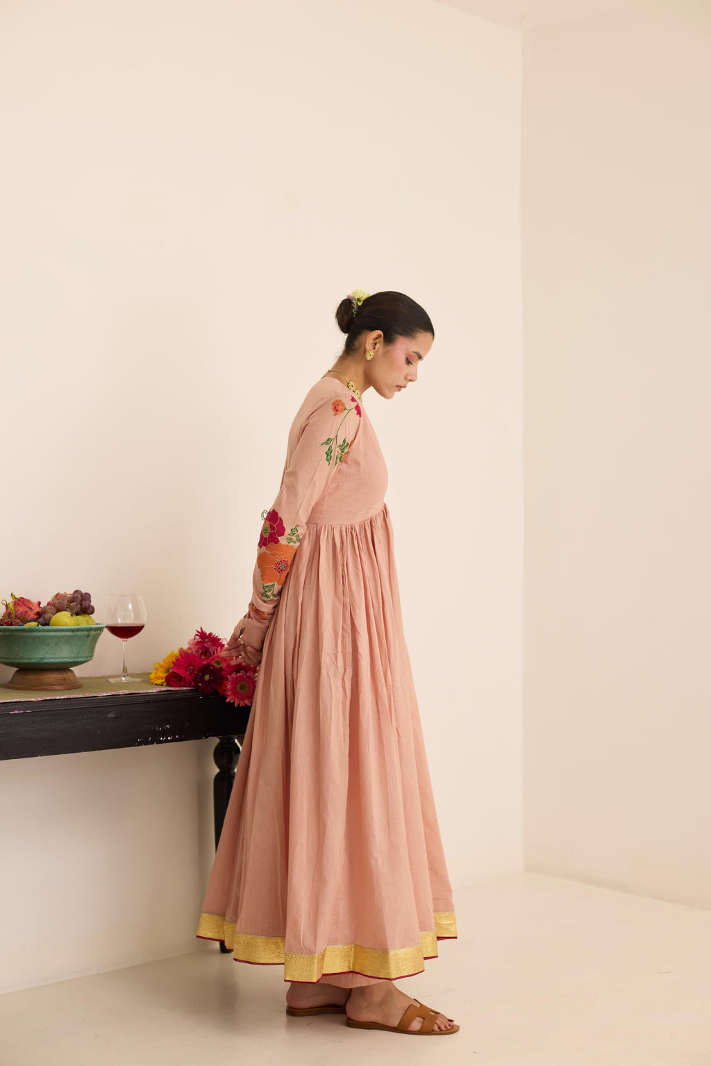 Salmon Anarkali-JA