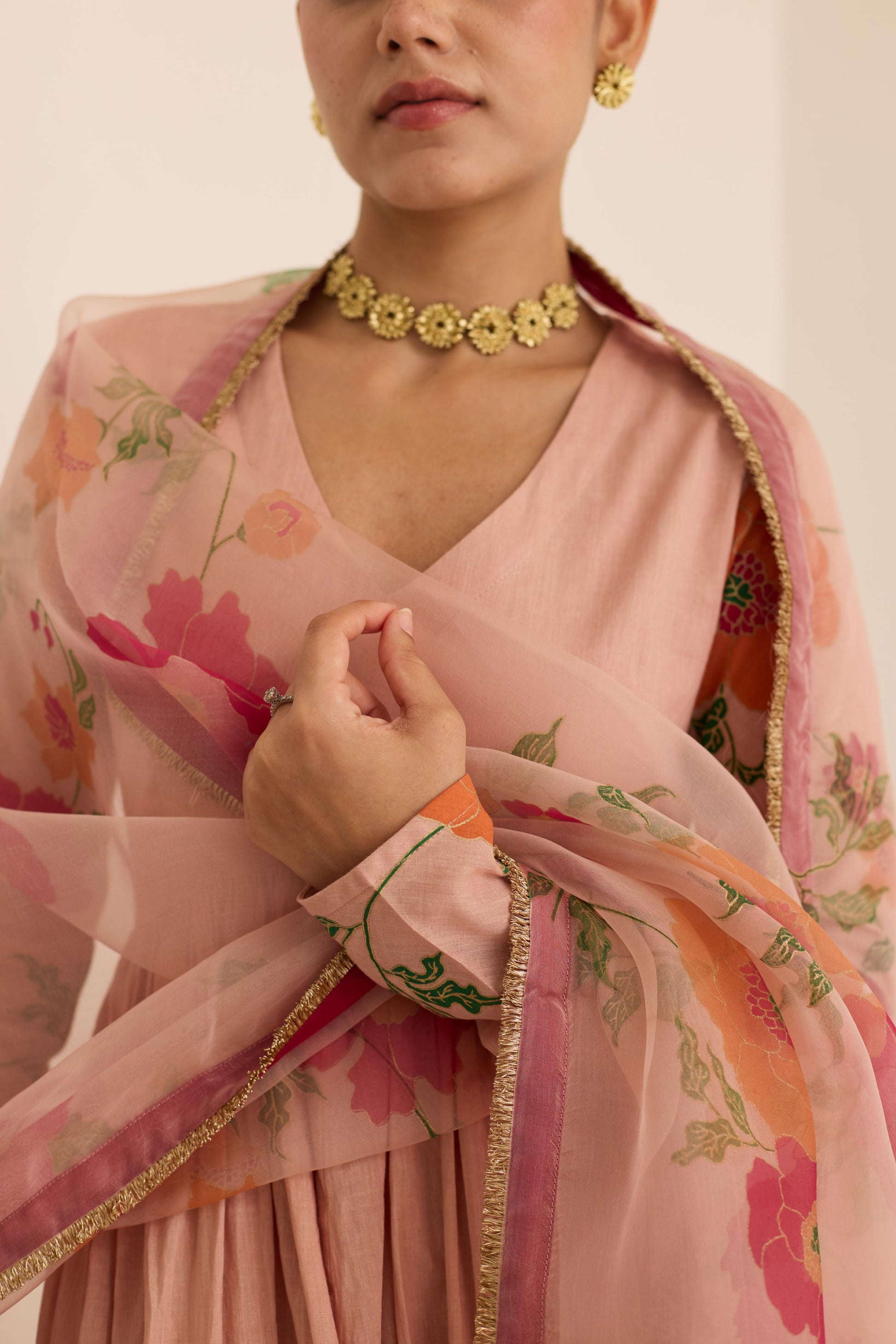 Salmon Anarkali-JA