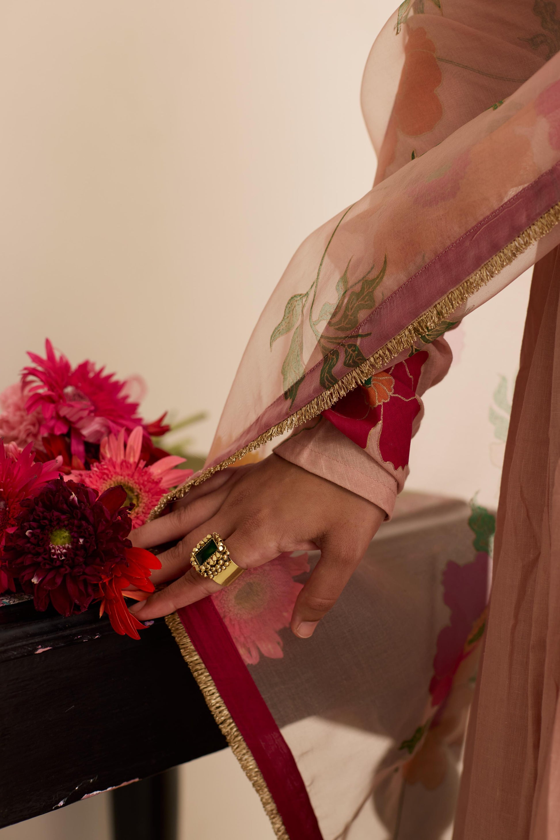Salmon Anarkali-JA