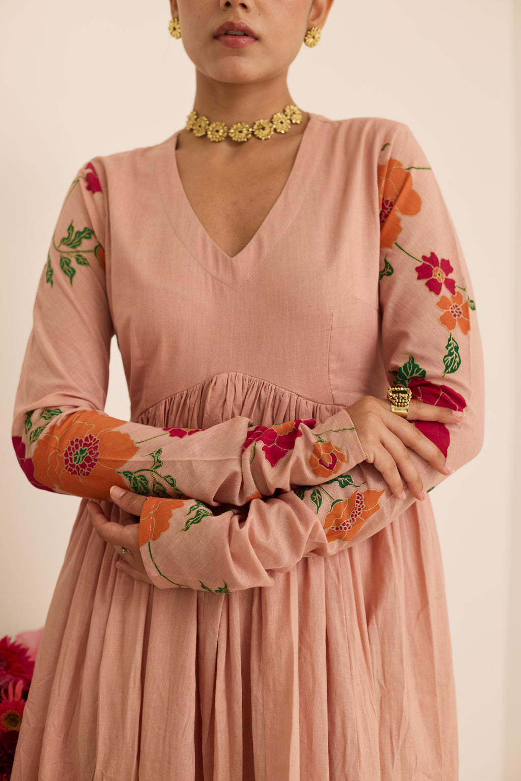 Salmon Anarkali-JA