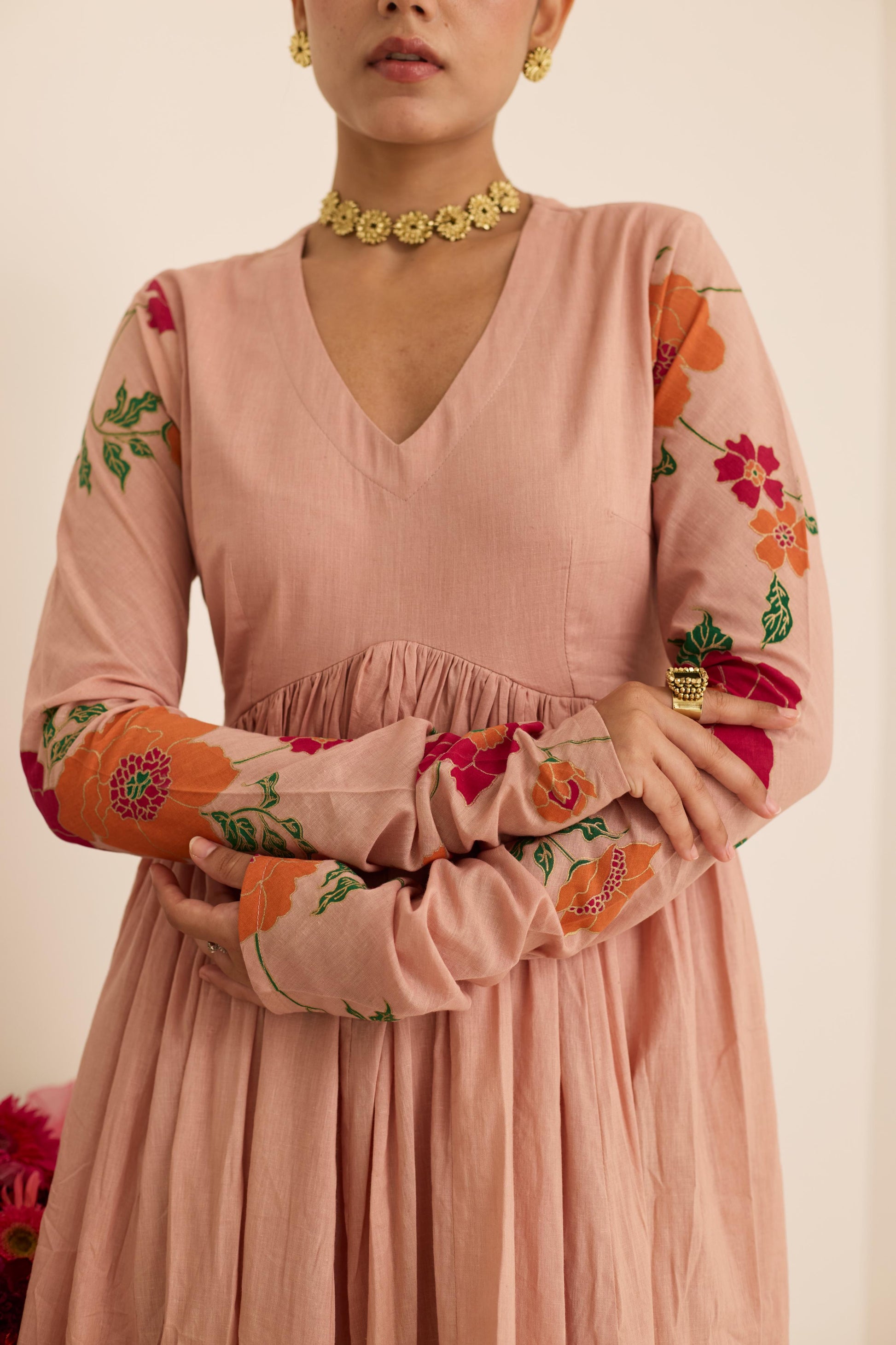 Salmon Anarkali-JA