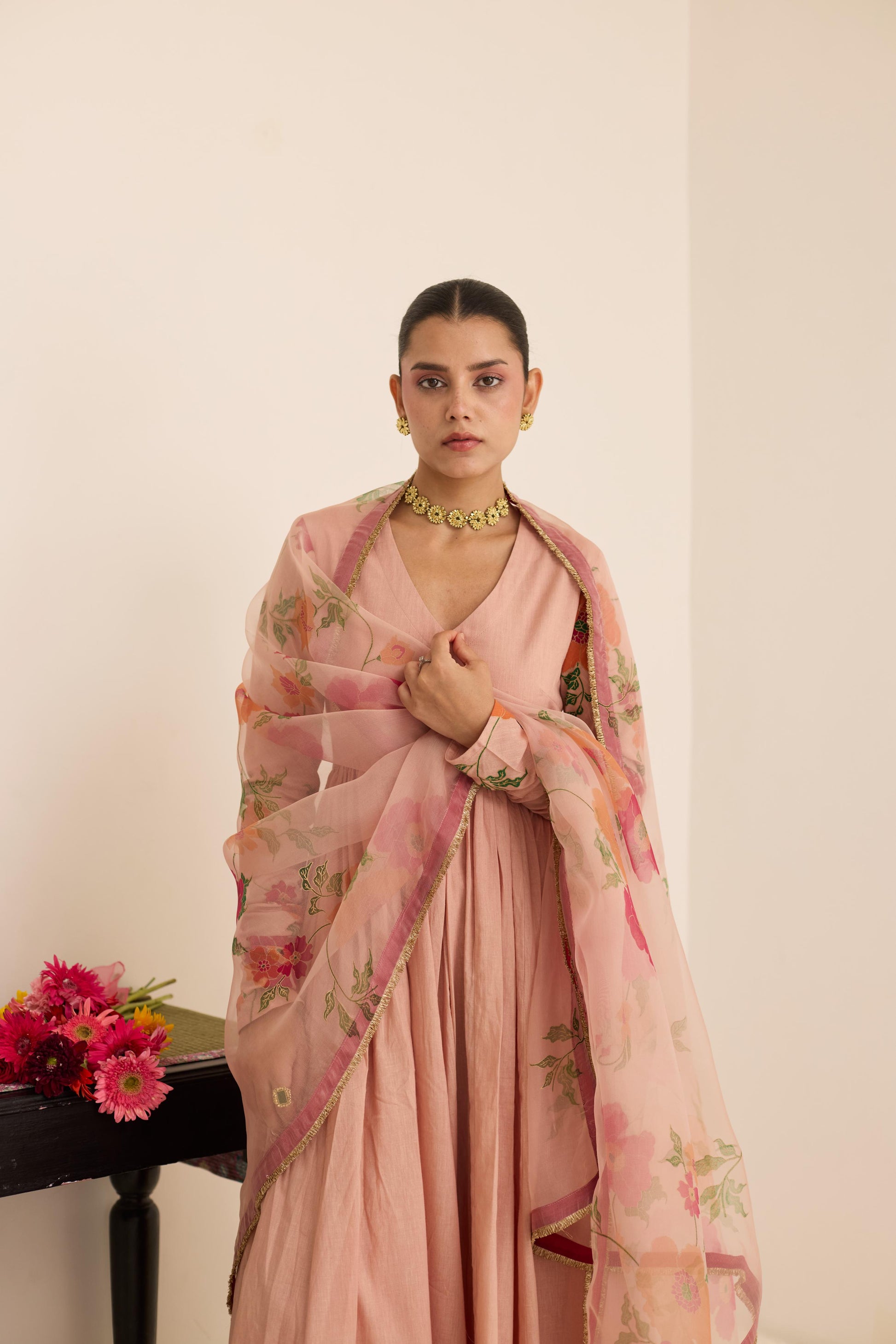 Salmon Anarkali-JA