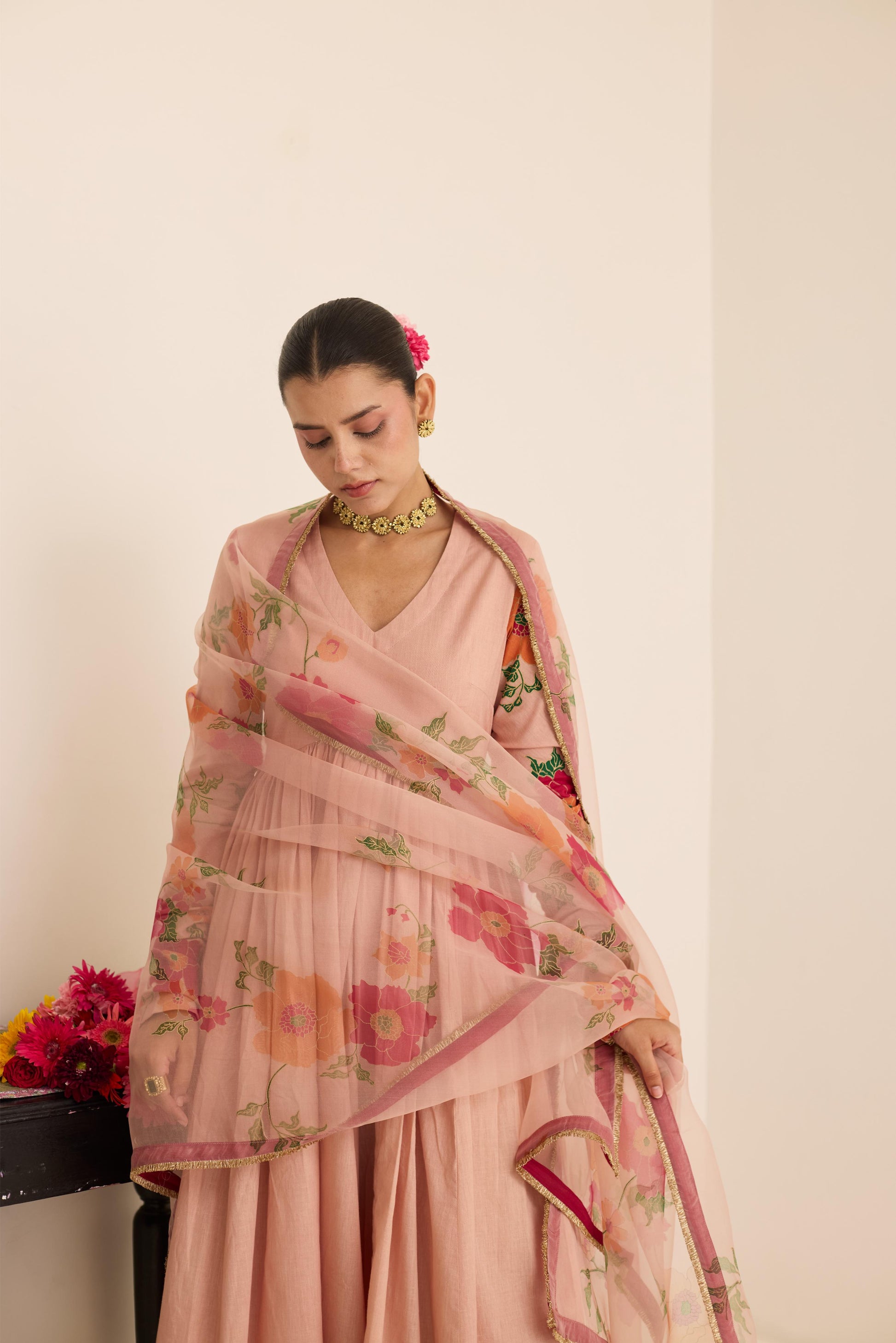 Salmon Anarkali-JA
